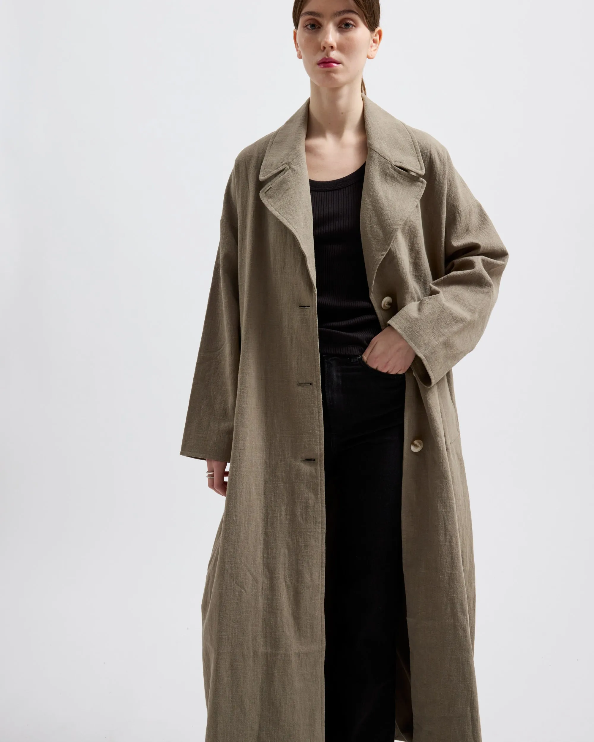 Odette Linen – Light Moss