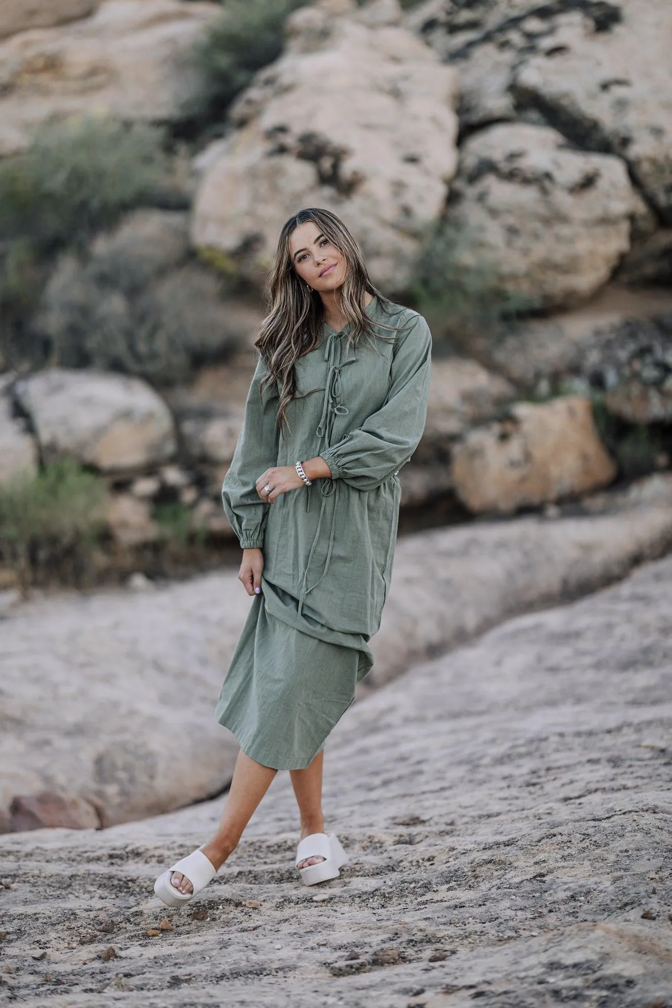 Odie Skirt & Top Set in Green