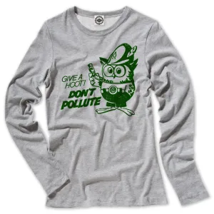 Official Woodsy Owl Women's Long Sleeve Tee
