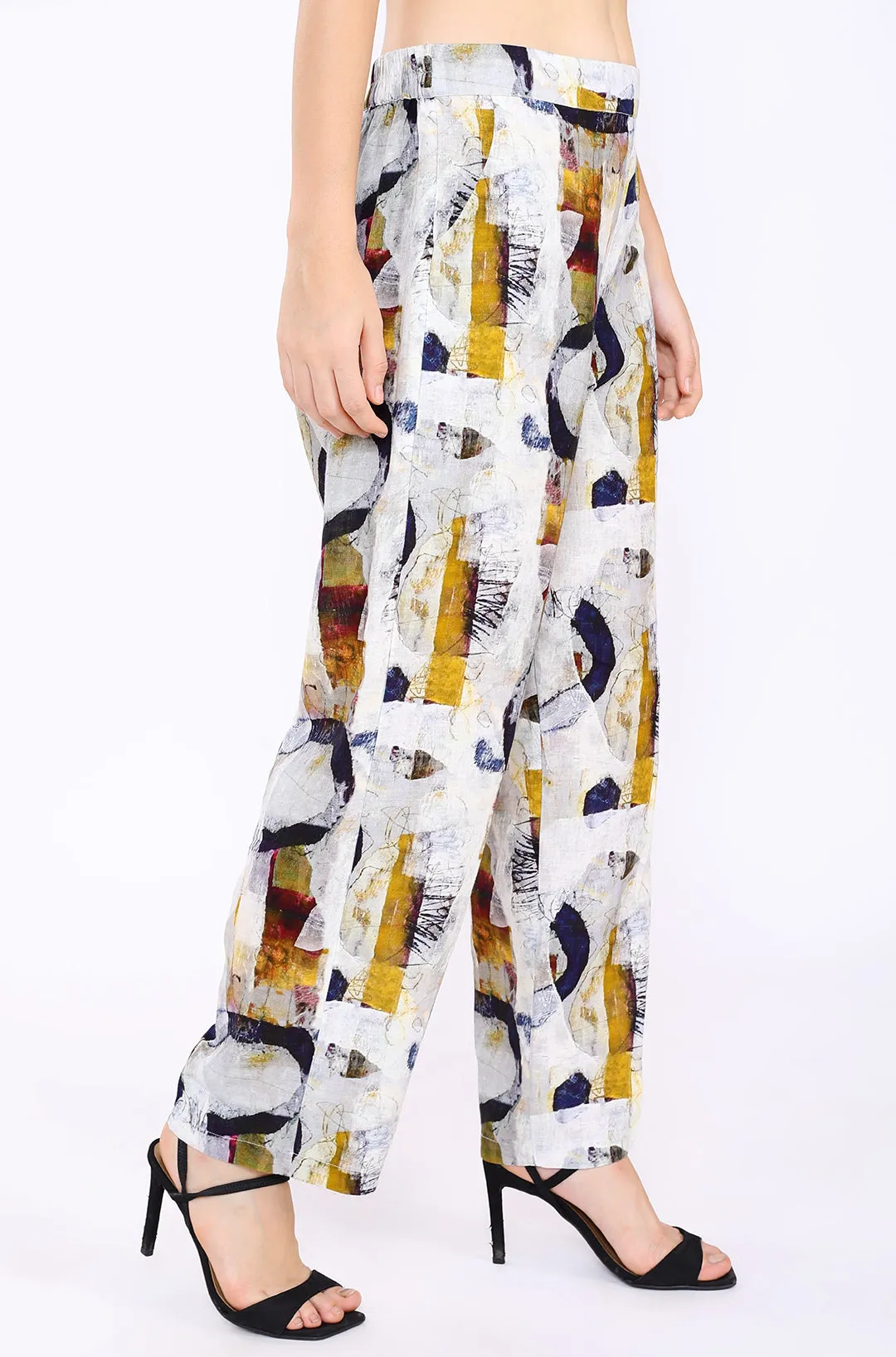 Oval Digital Printed Lounge Pants
