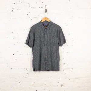 Patagonia Short Sleeve Check Shirt - Blue - L