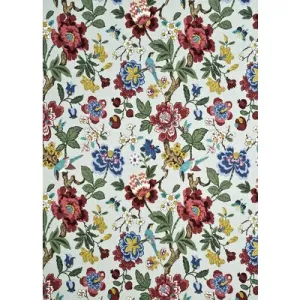 Persian Pomegranate-Aqua/Multi