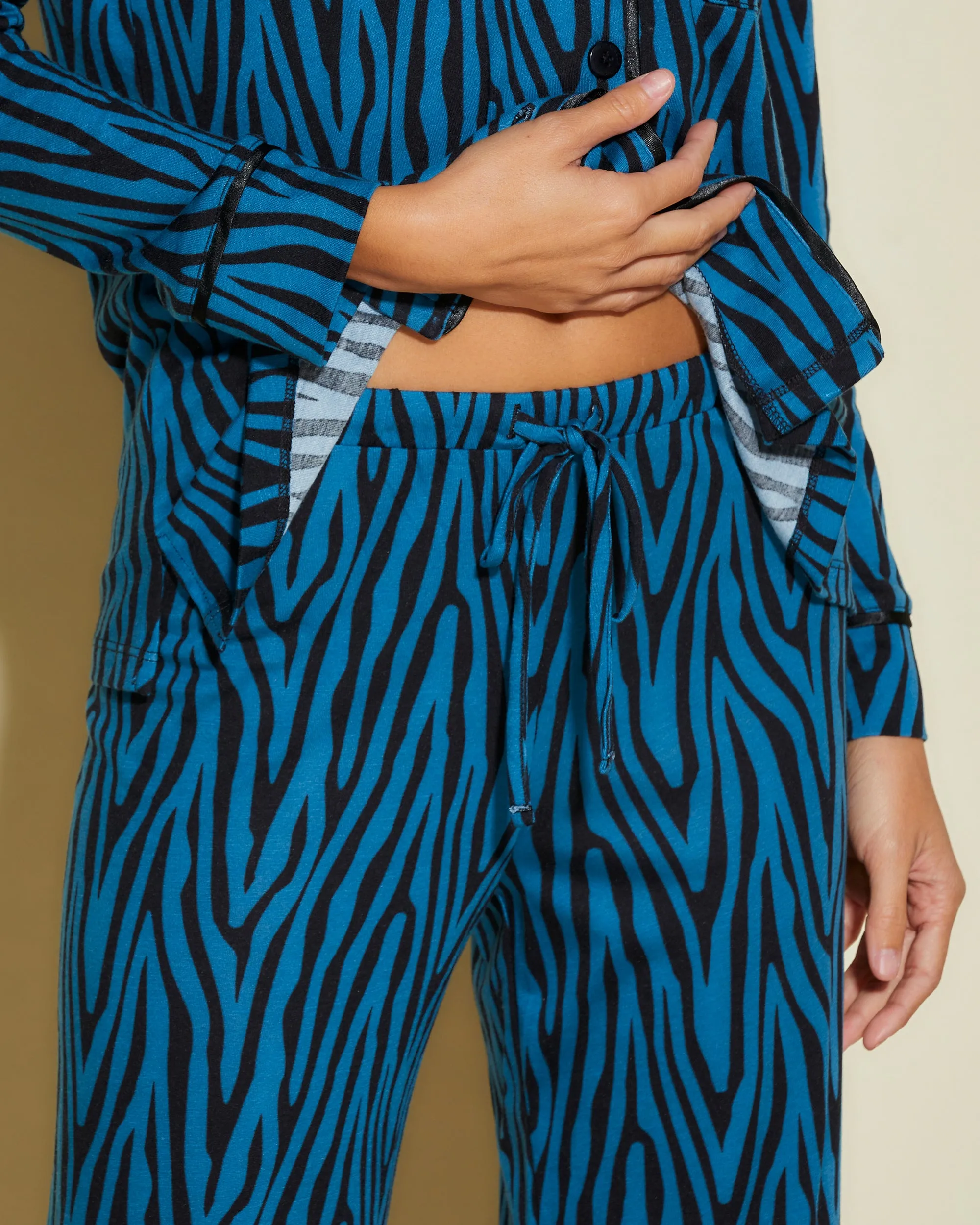 Petite Long Sleeve Top & Pant Pajama Set