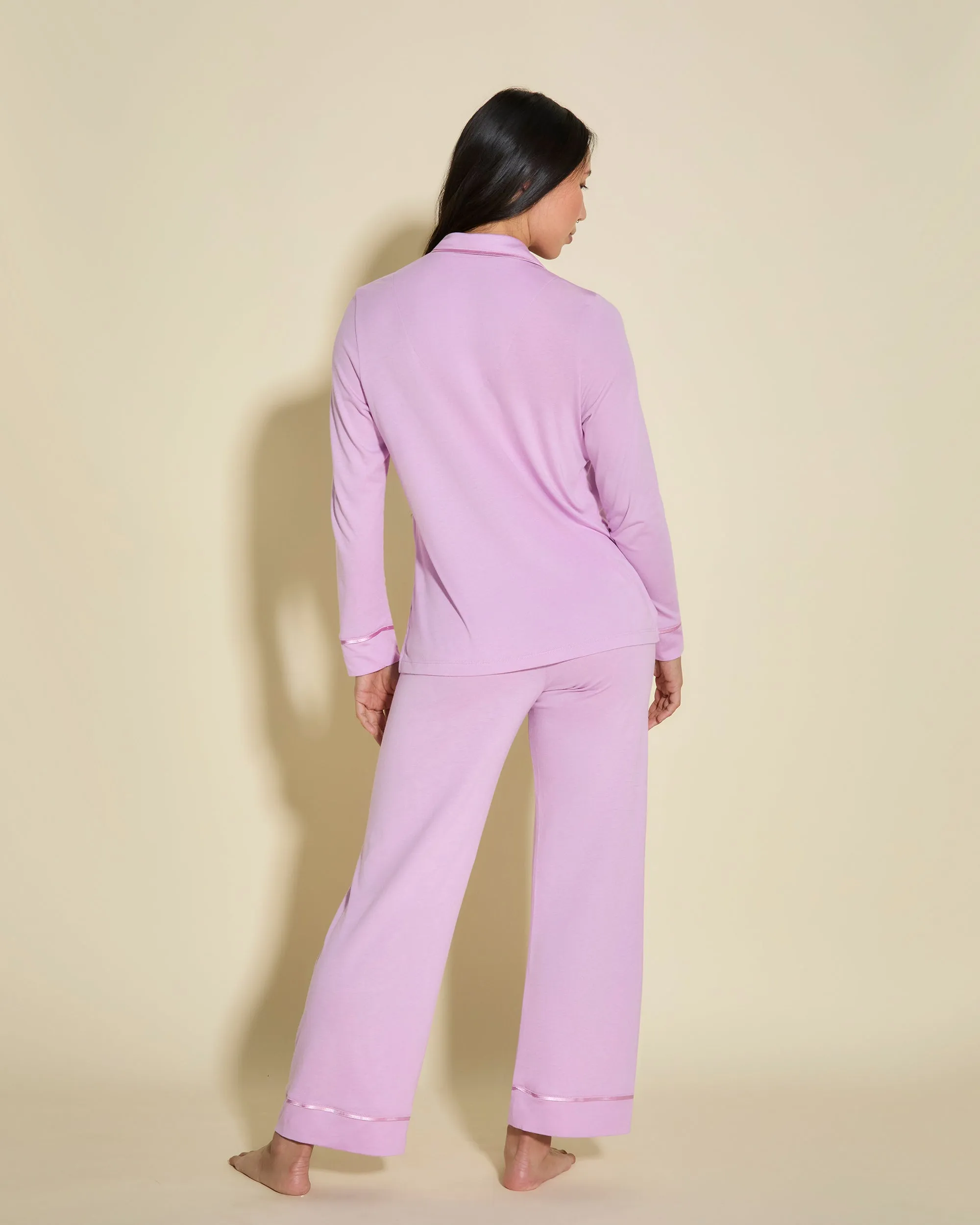Petite Long Sleeve Top & Pant Pajama Set