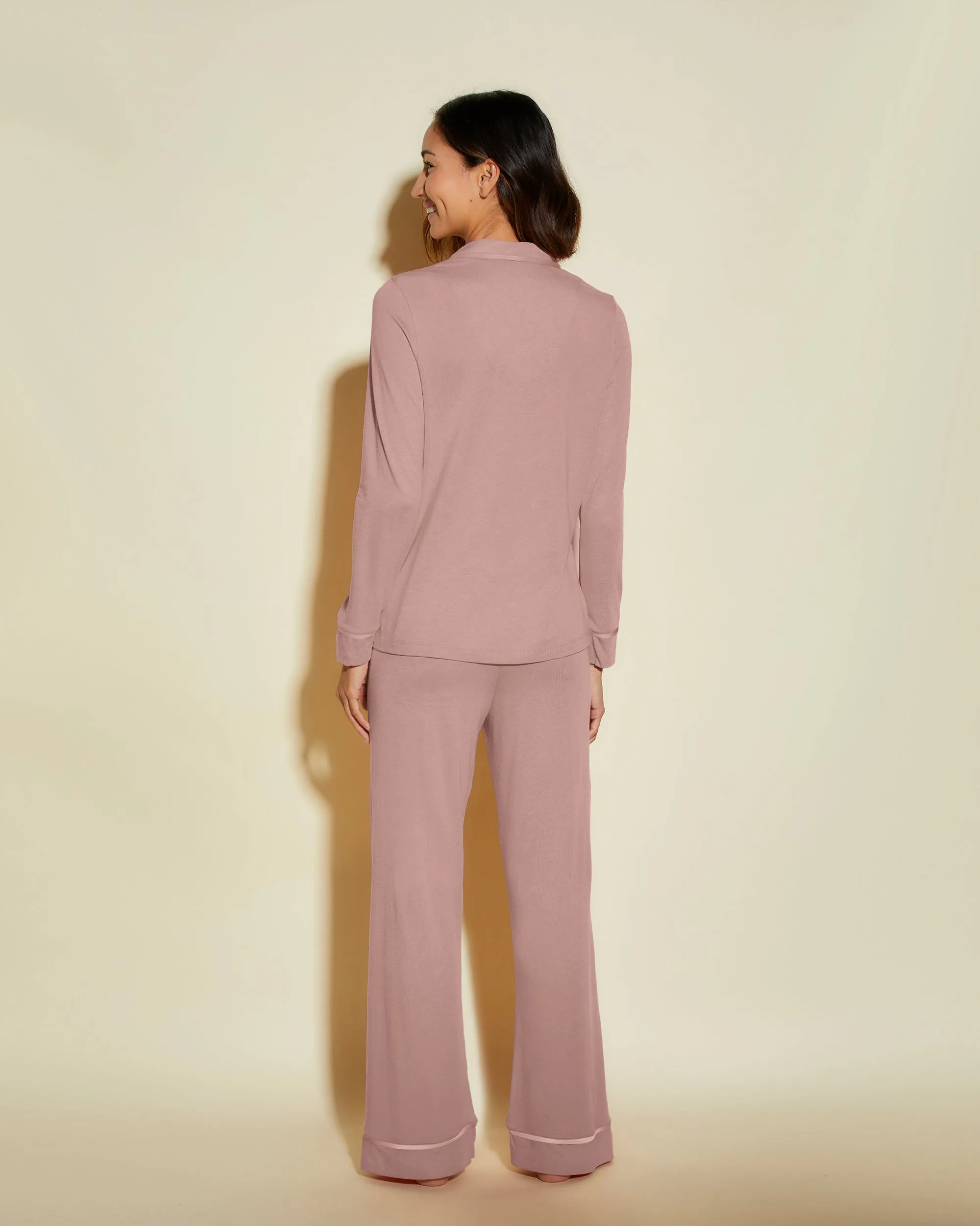 Petite Long Sleeve Top & Pant Pajama Set