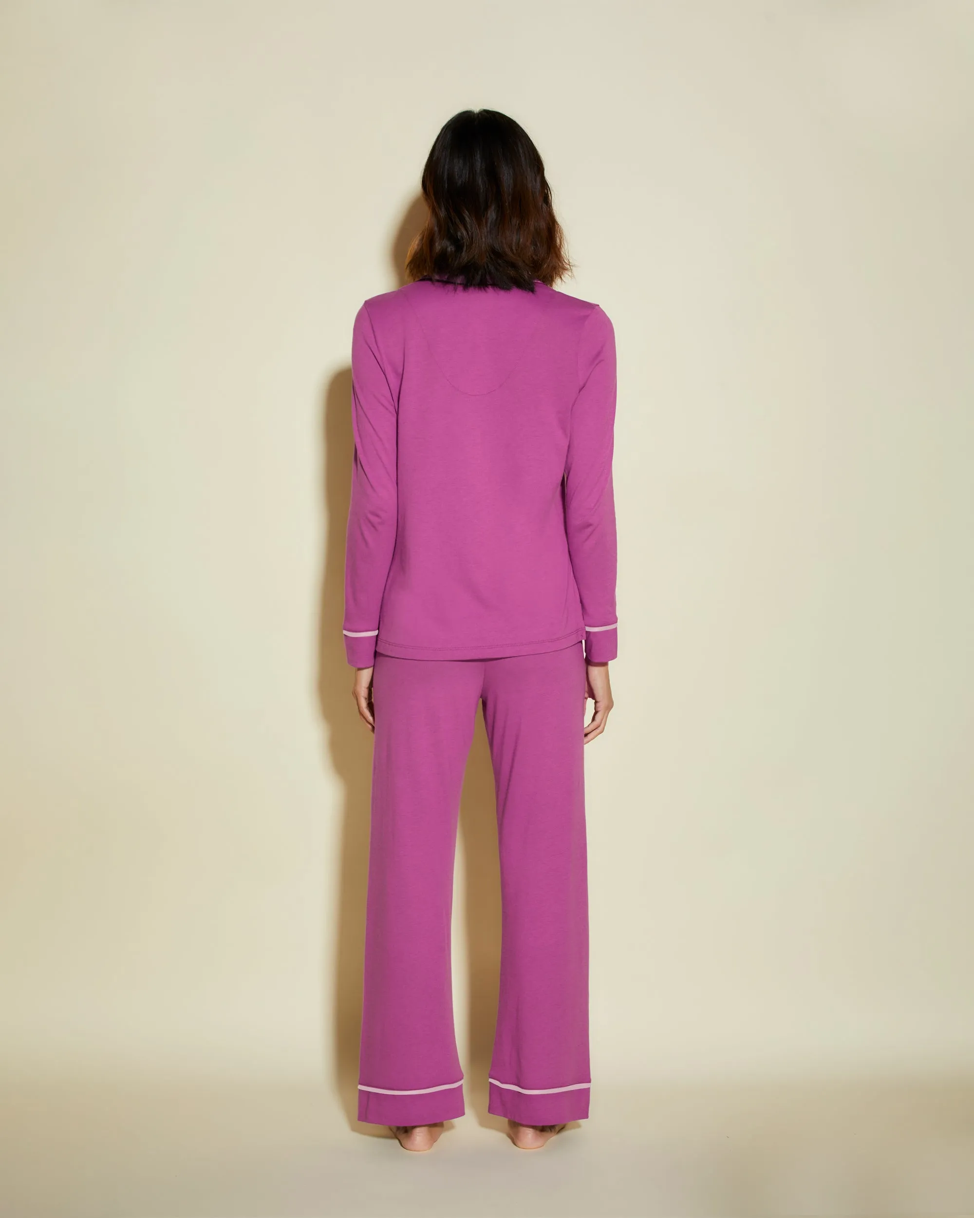 Petite Long Sleeve Top & Pant Pajama Set