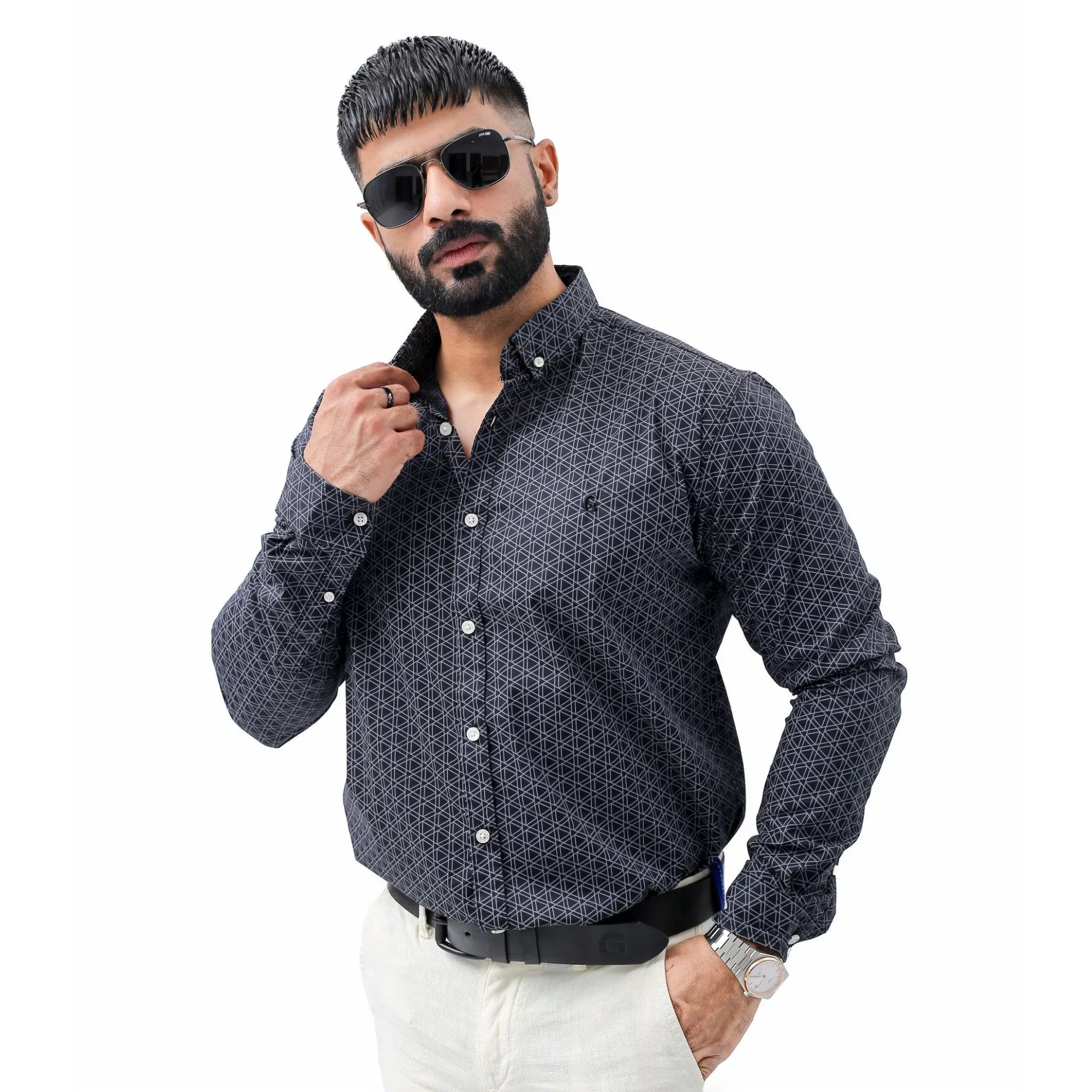 Phantom Charcoal Casual Shirt