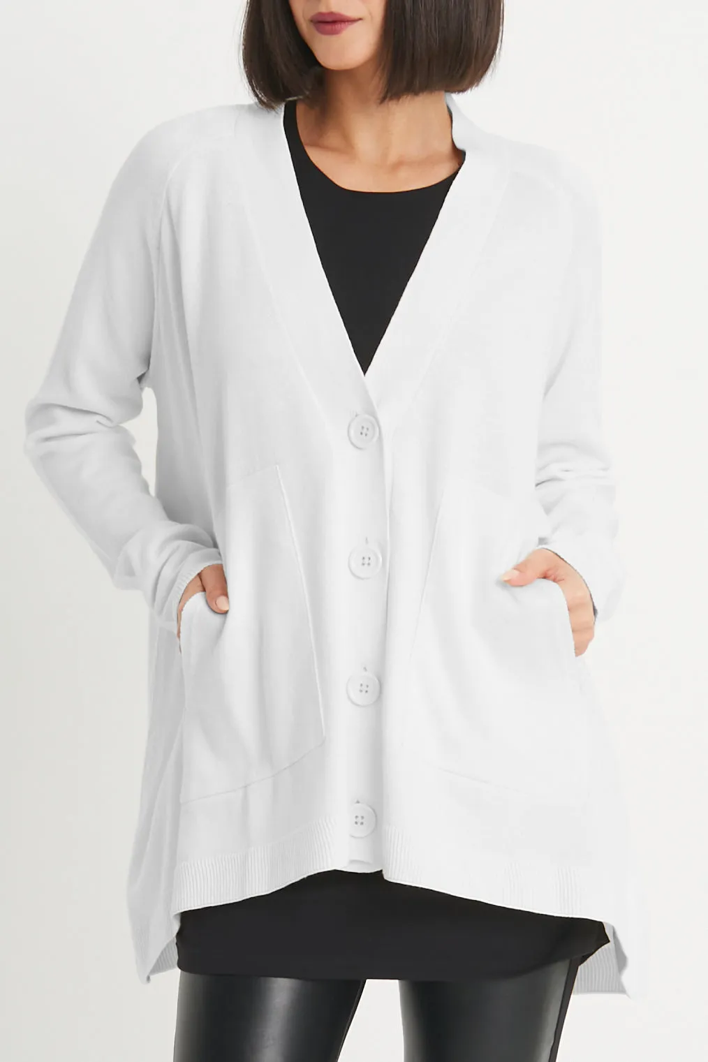 Pima Cotton Varsity Cardigan
