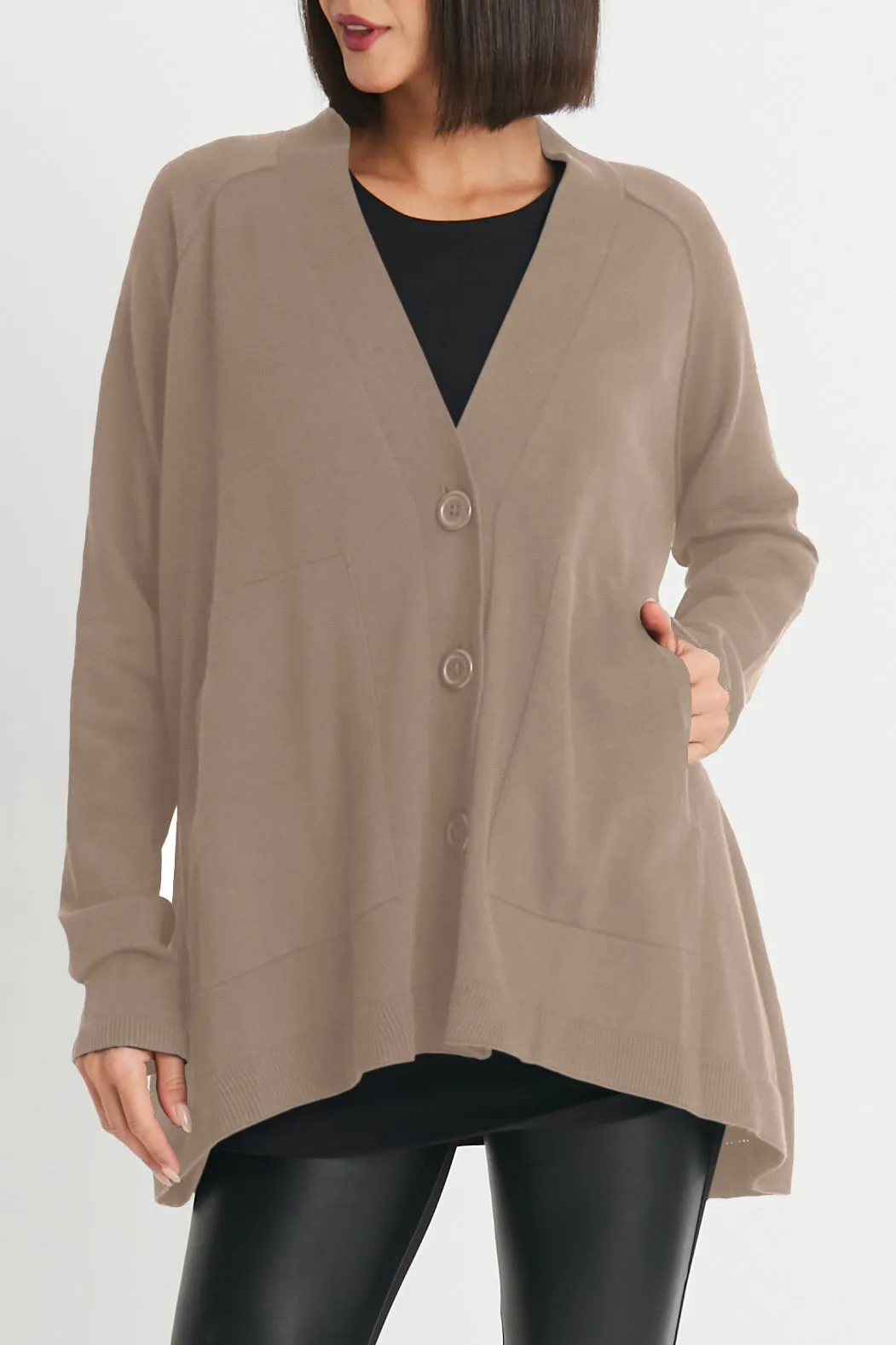 Pima Cotton Varsity Cardigan