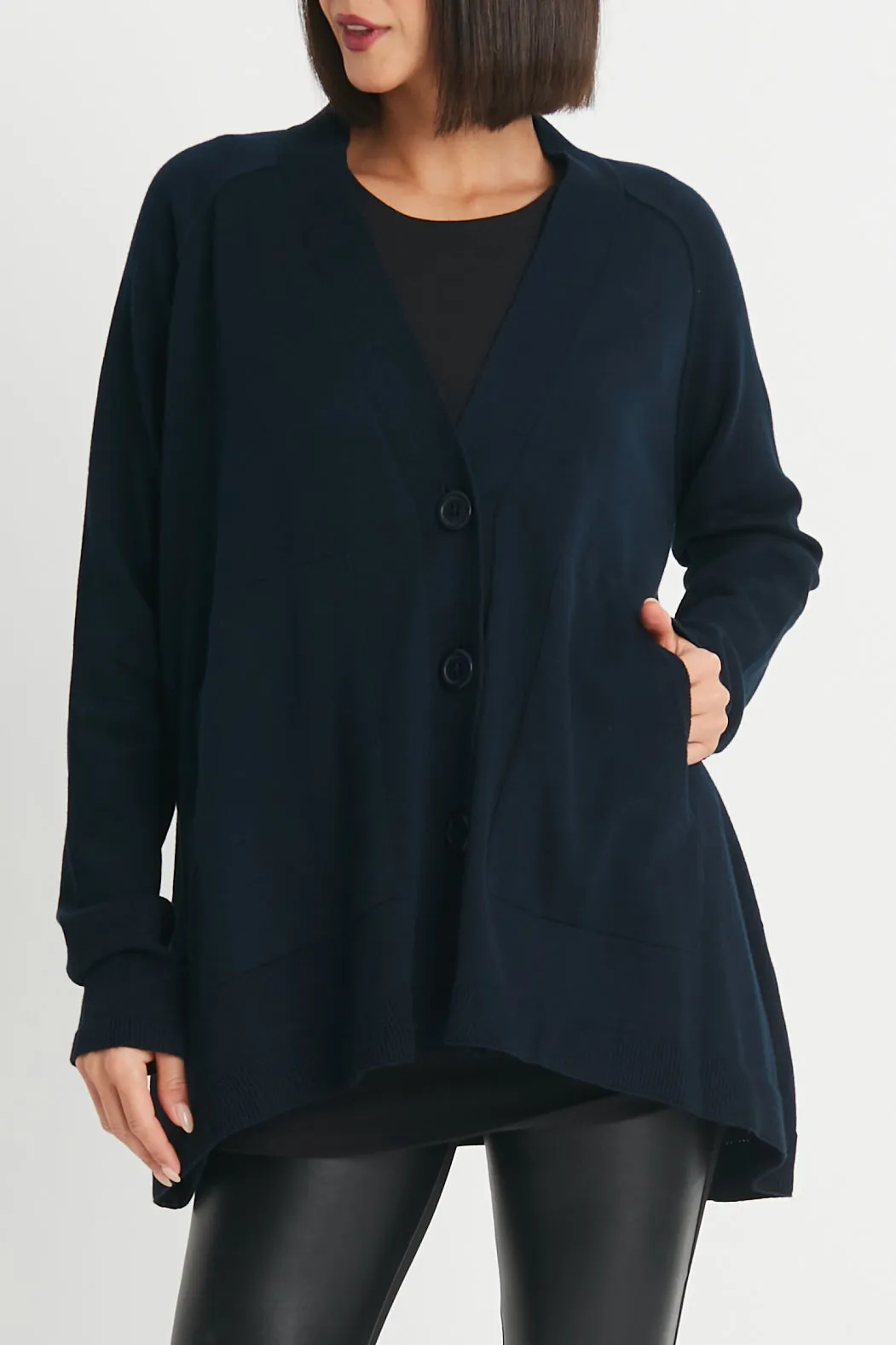 Pima Cotton Varsity Cardigan