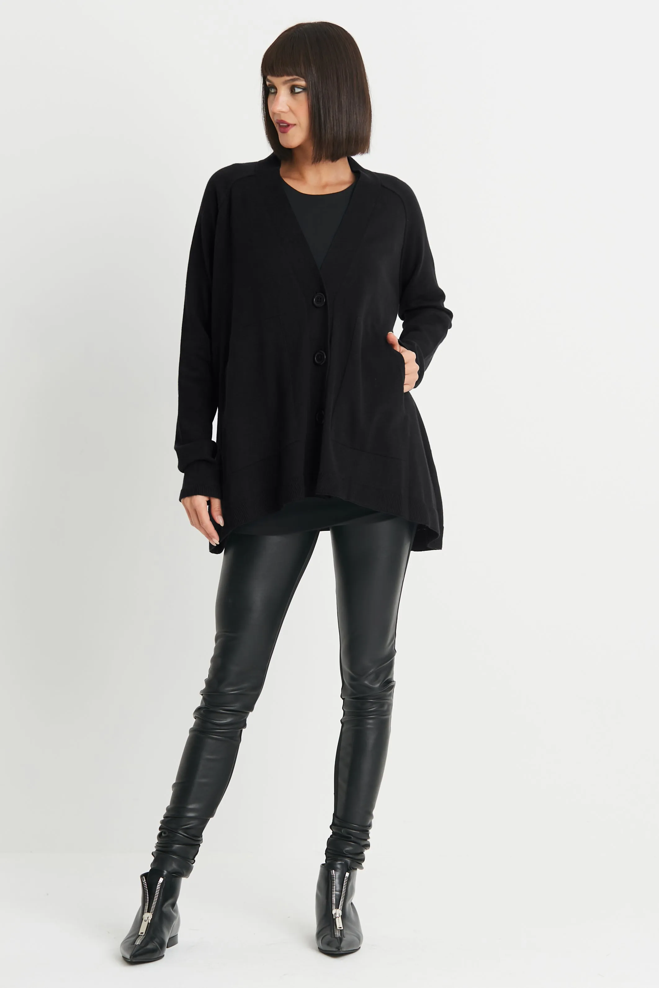 Pima Cotton Varsity Cardigan