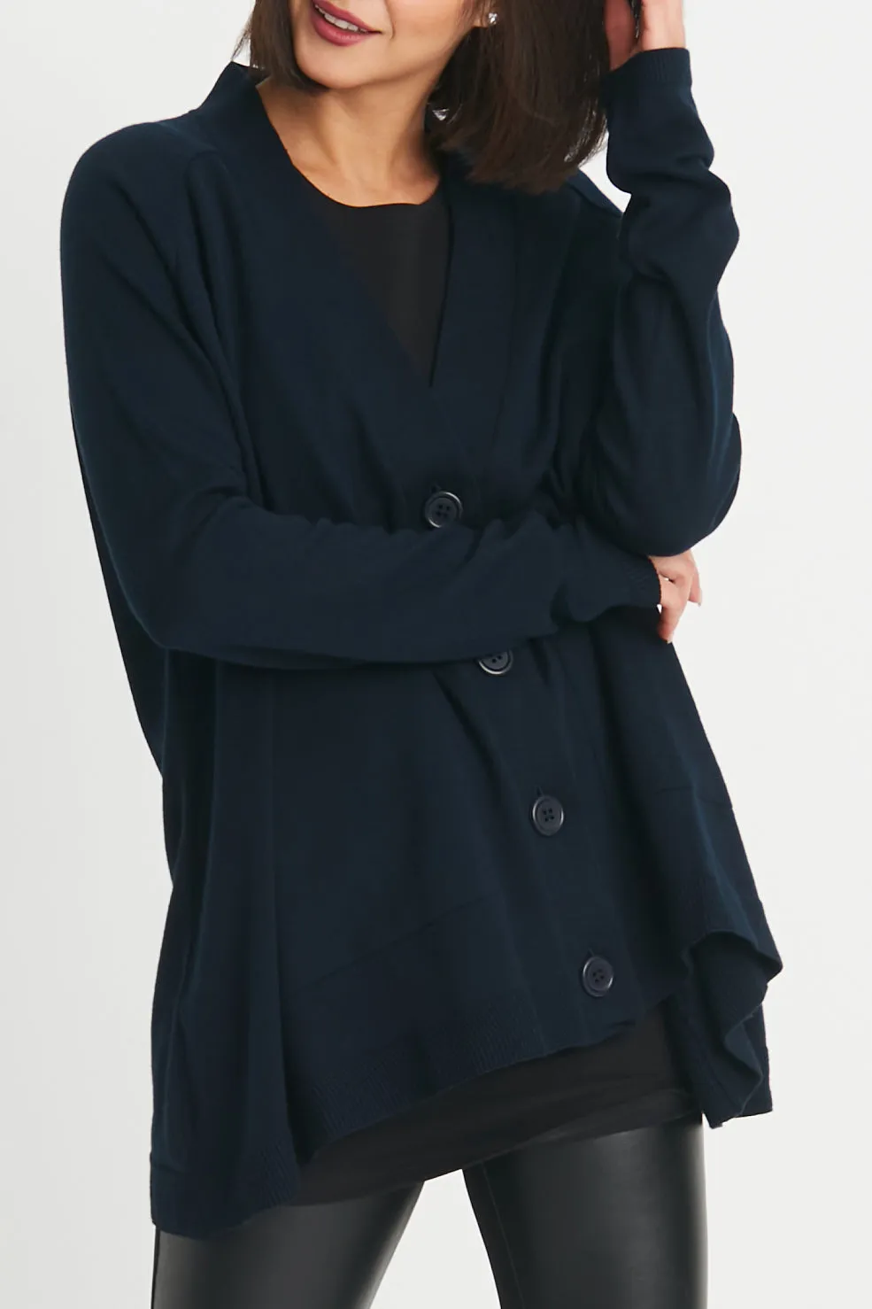 Pima Cotton Varsity Cardigan