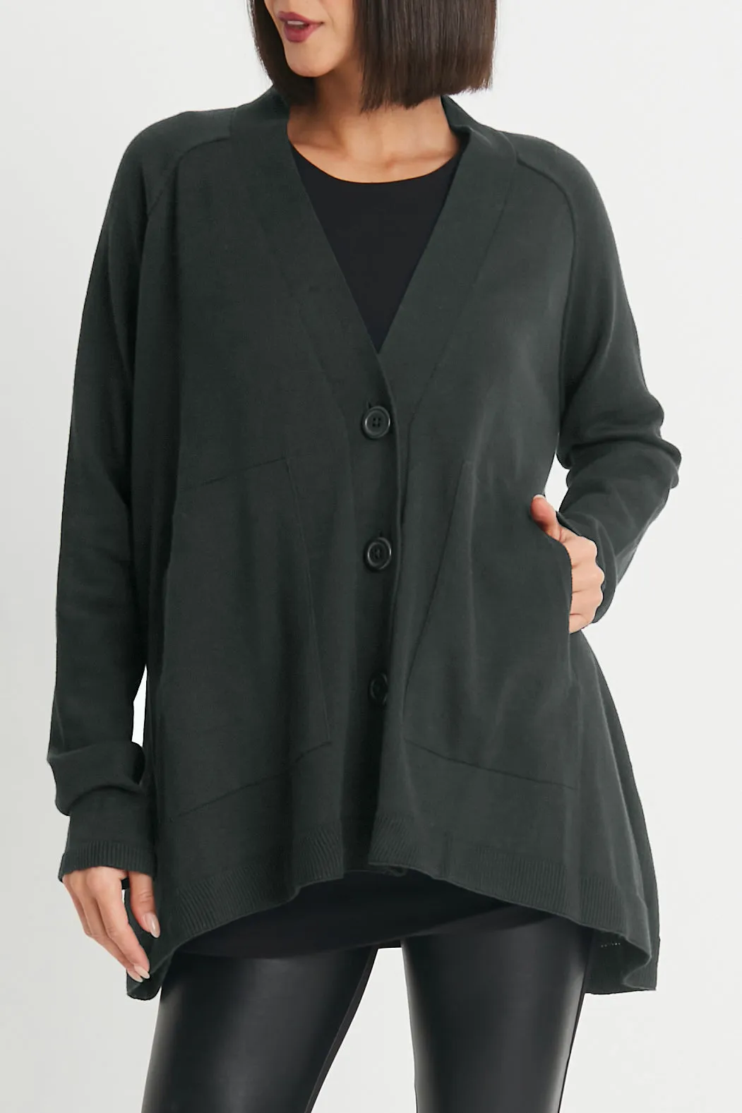 Pima Cotton Varsity Cardigan
