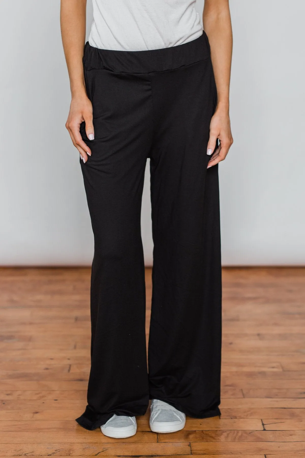 Pocket Lounge Pants - Solid Black