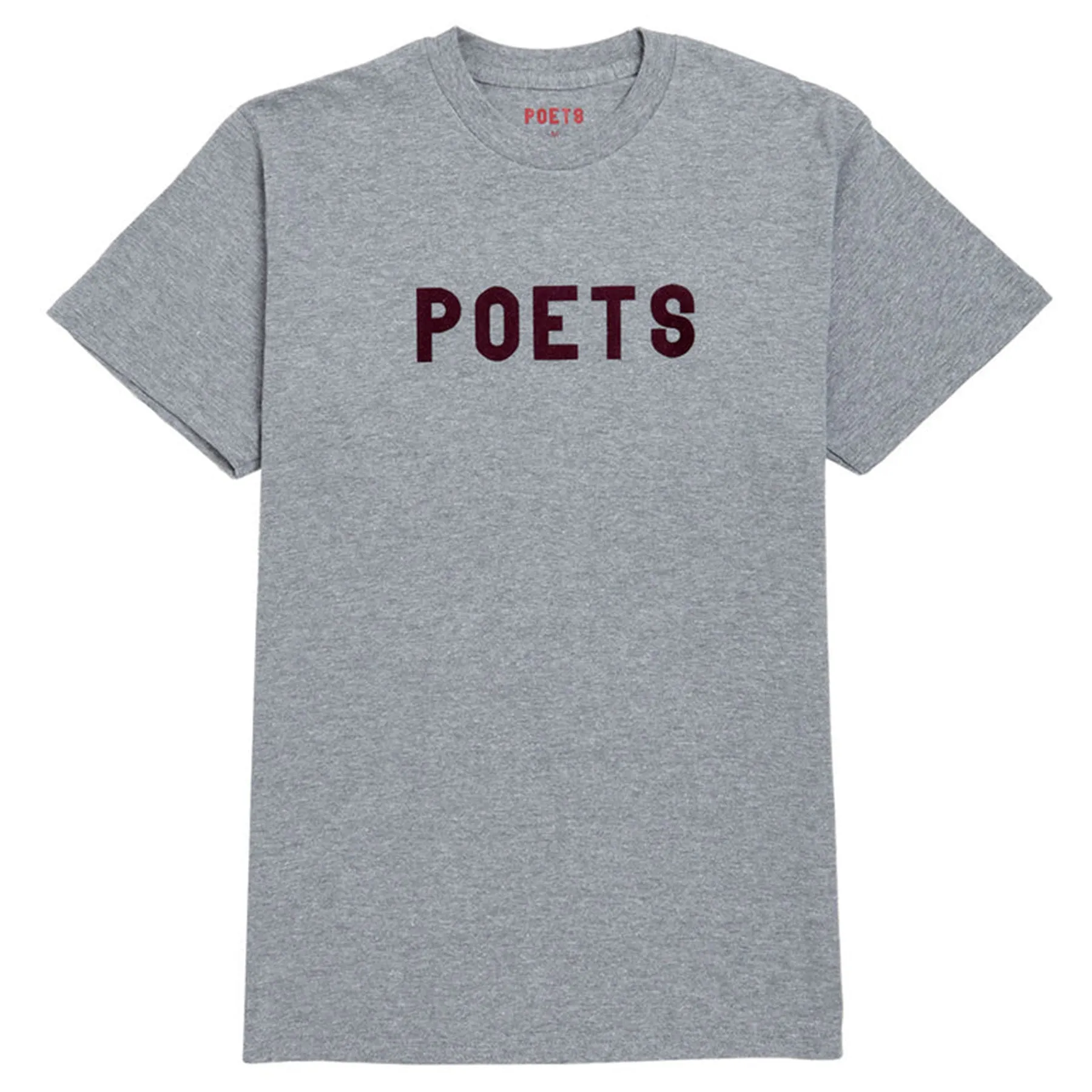 Poets OG Flock Tee Grey