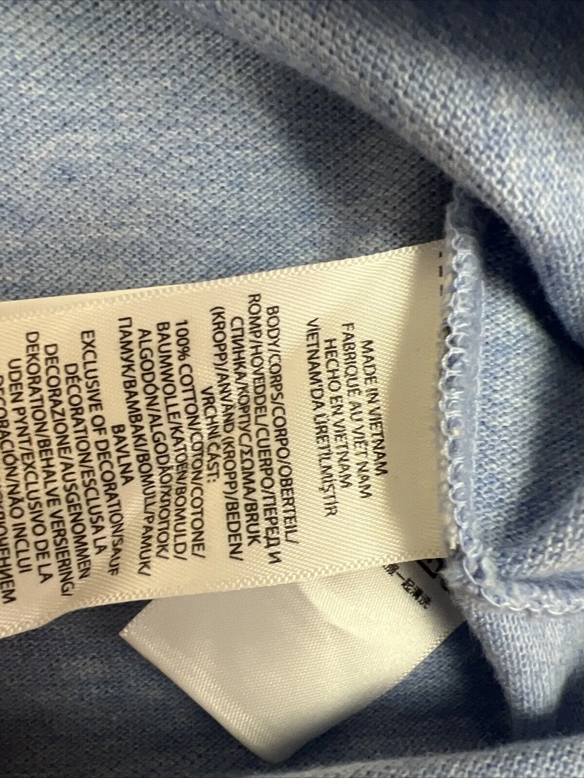 Polo Ralph Lauren Mens Light Blue Polo Shirt Size XL