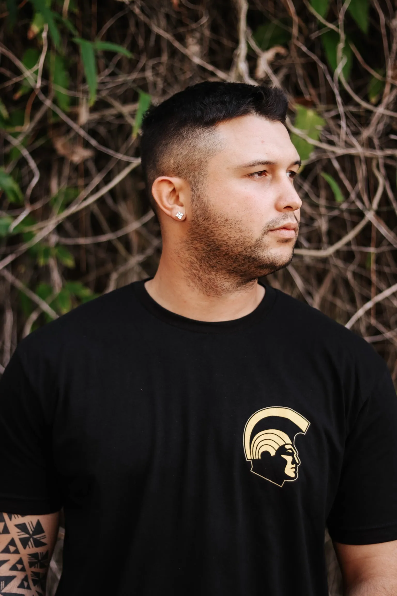 PO'O REBEL Yellow Ink Premium Tee
