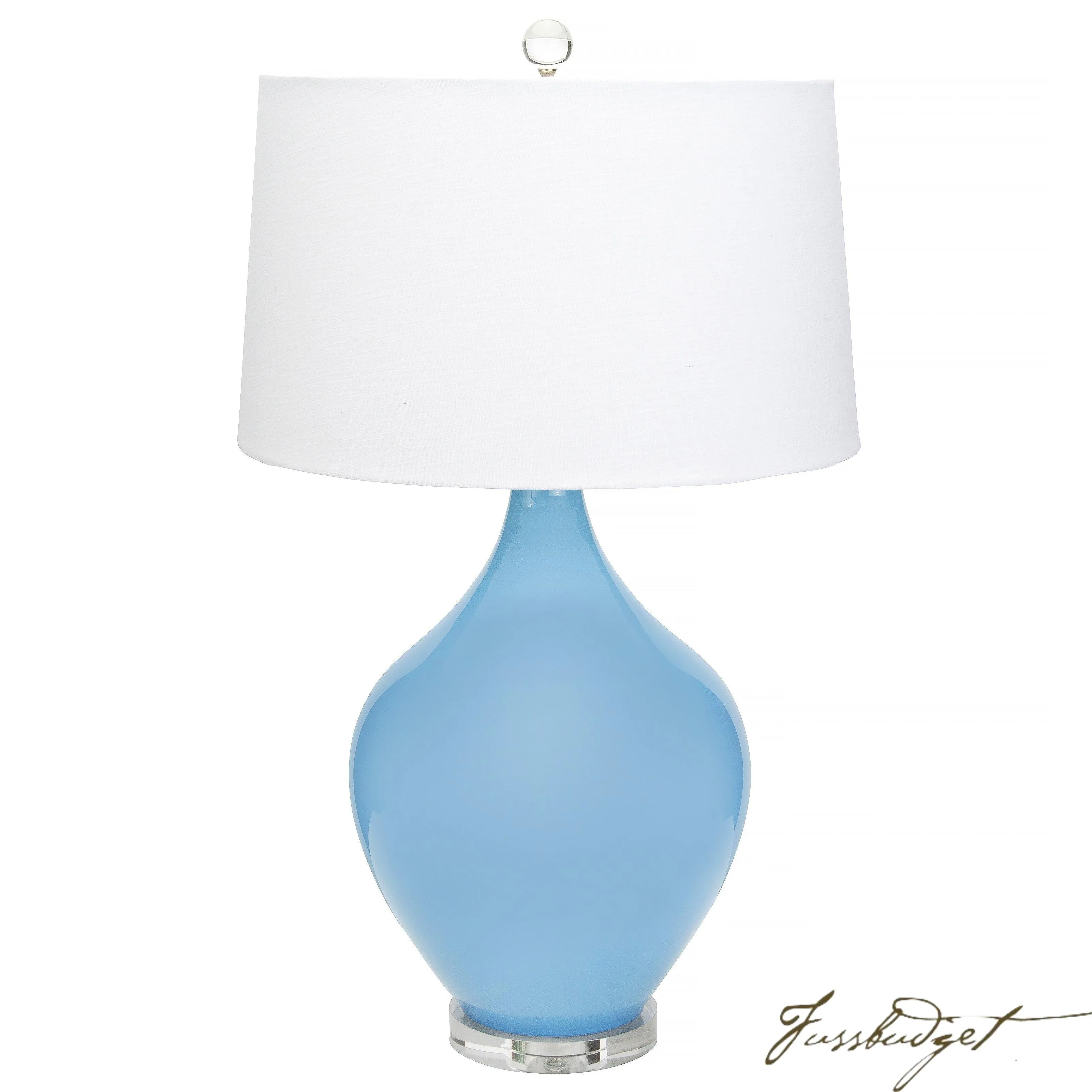 Poppy Table Lamp - Light Blue