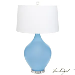 Poppy Table Lamp - Light Blue