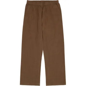 Posey wide mid-rise linen pants in tuffet