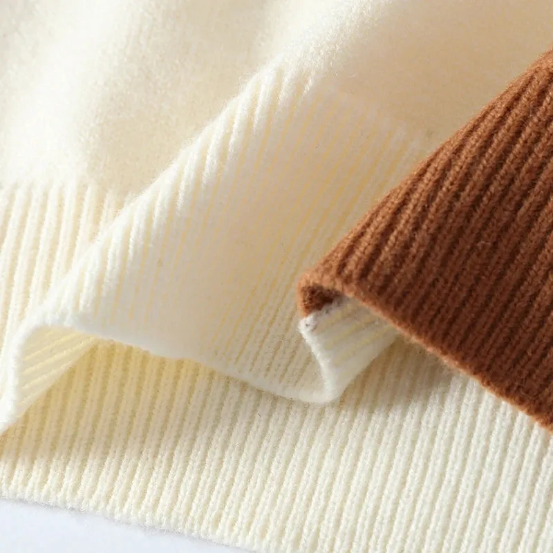 Pull Homme 2024 New Fall Winter High End Luxury Wool Sweater Men Handsome Turtleneck Pullovers Soft Warm Mens Christmas Sweaters