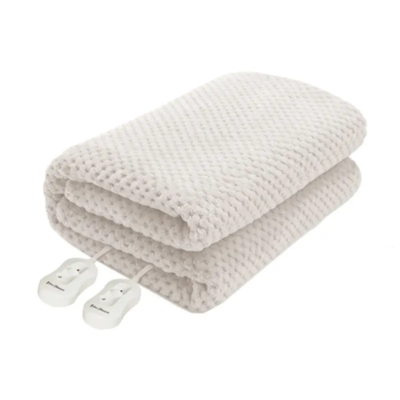 Pure Pleasure Full Fitted Coral Fleece Electric Blanket