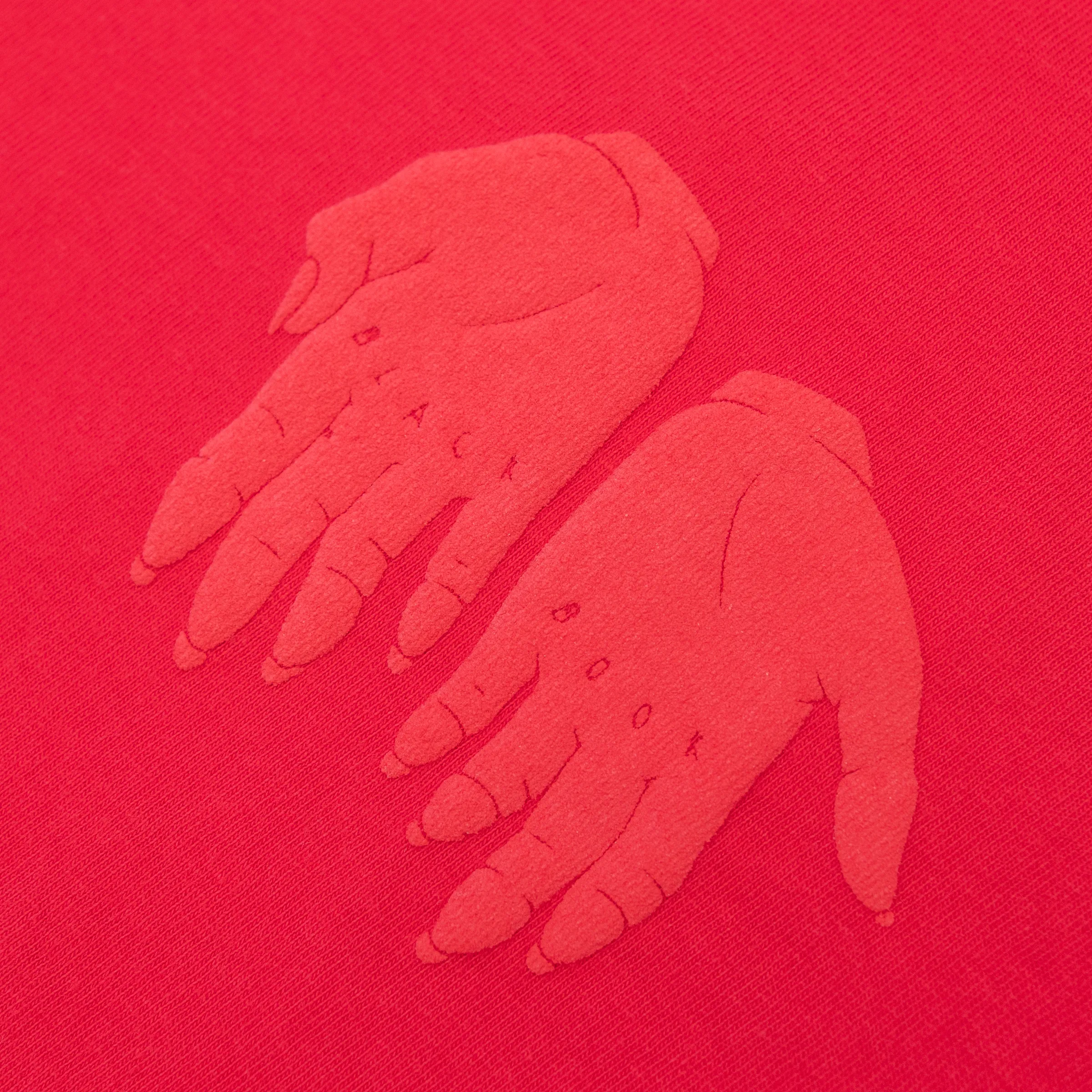 "TRADITIONAL FIT" HANDS TEE - RED