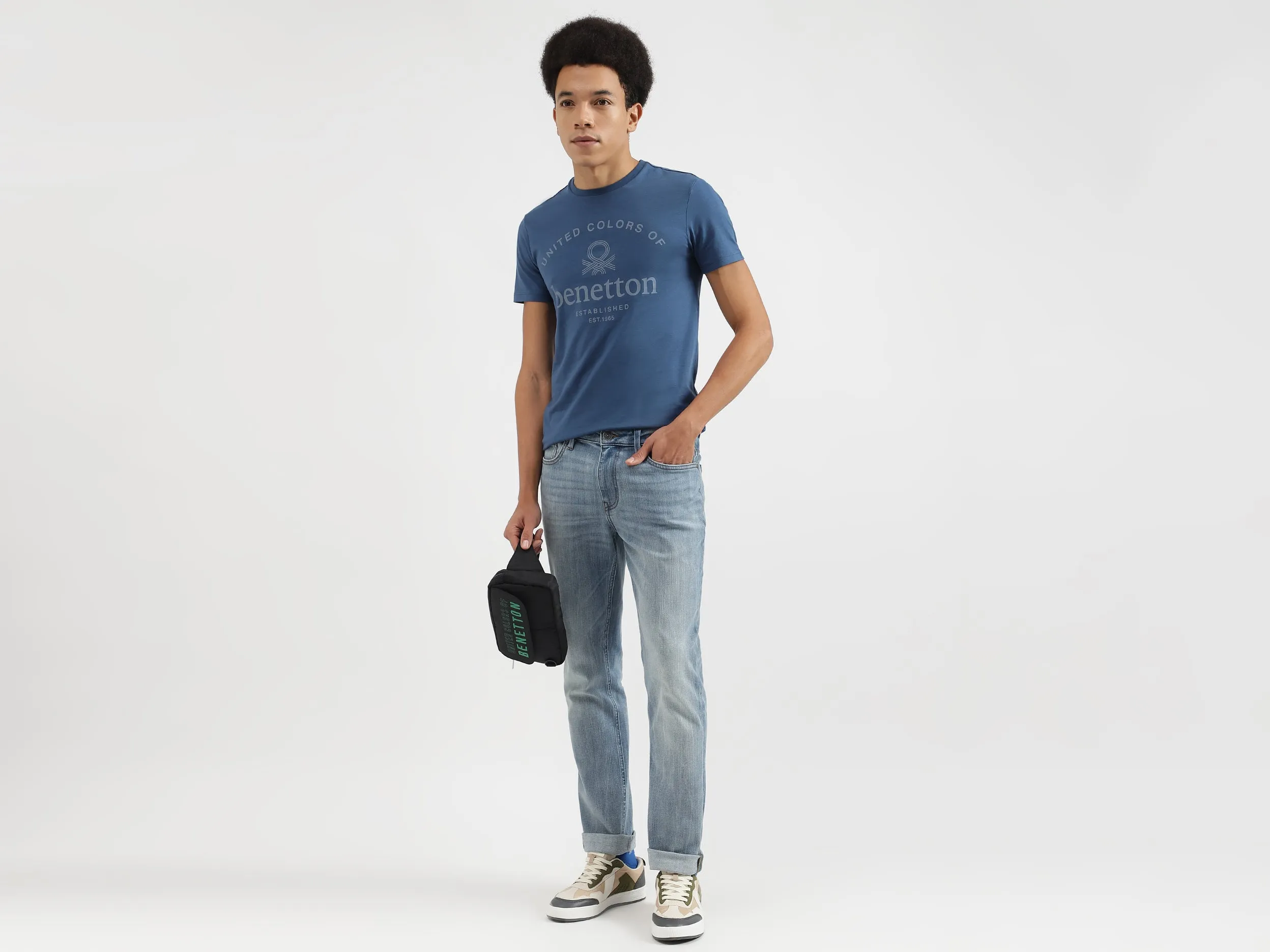 Regular Fit Round Neck Printed T-Shirts