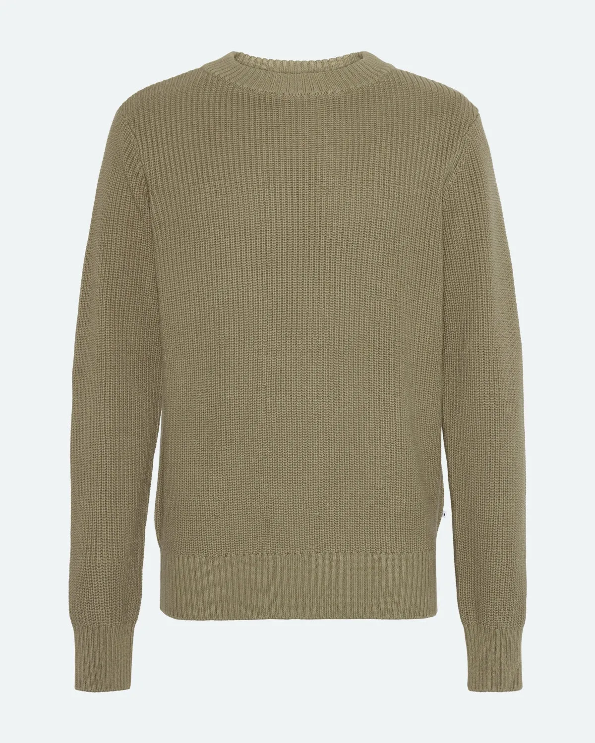 Rob basic knit sweater G006 GOTS - Mermaid