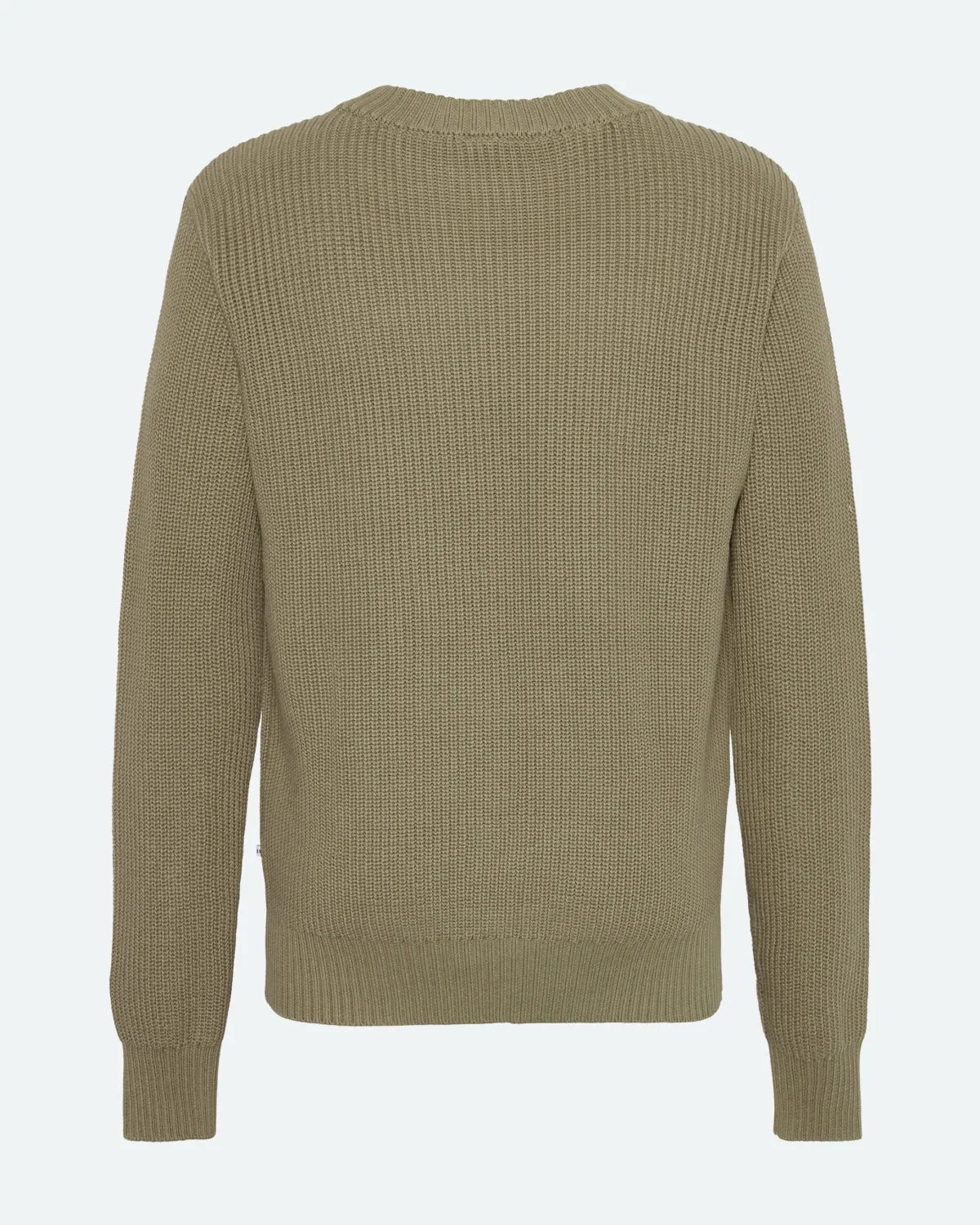 Rob basic knit sweater G006 GOTS - Mermaid