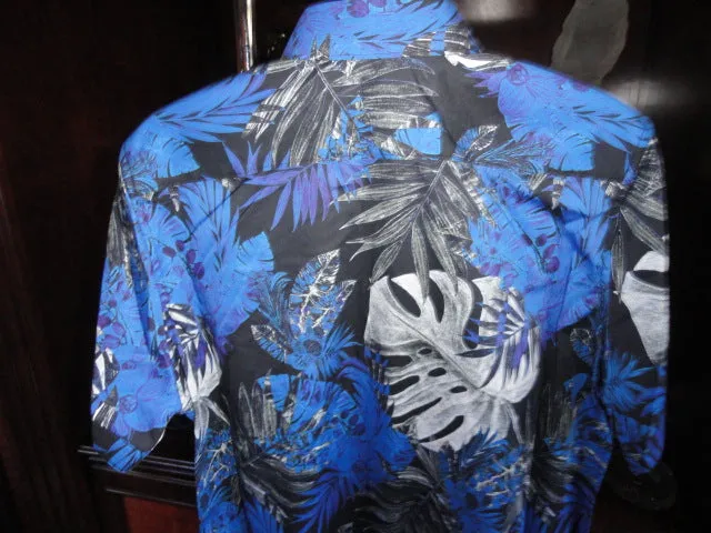 Robert Graham Brookcrest Short Sleeve Sport Shirt Large Size