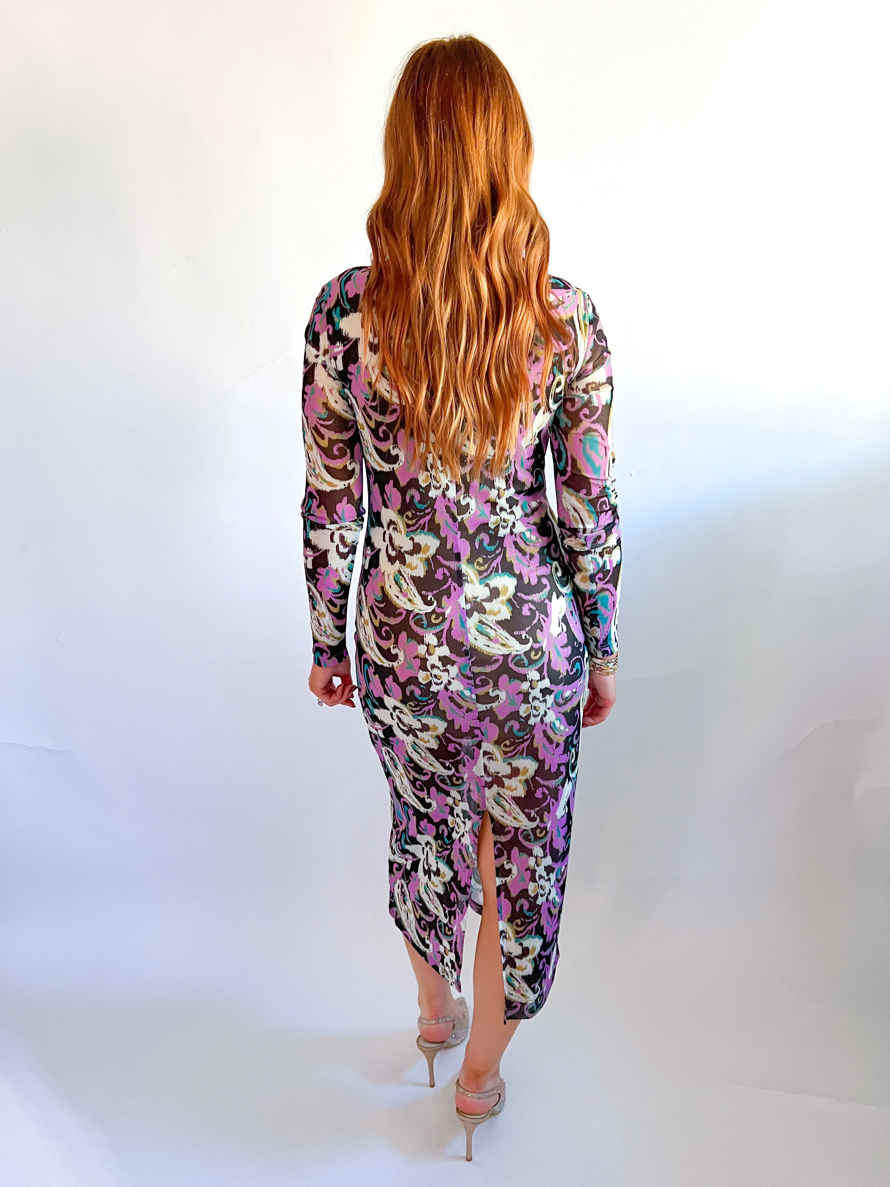 Ruched Selena Midi Dress