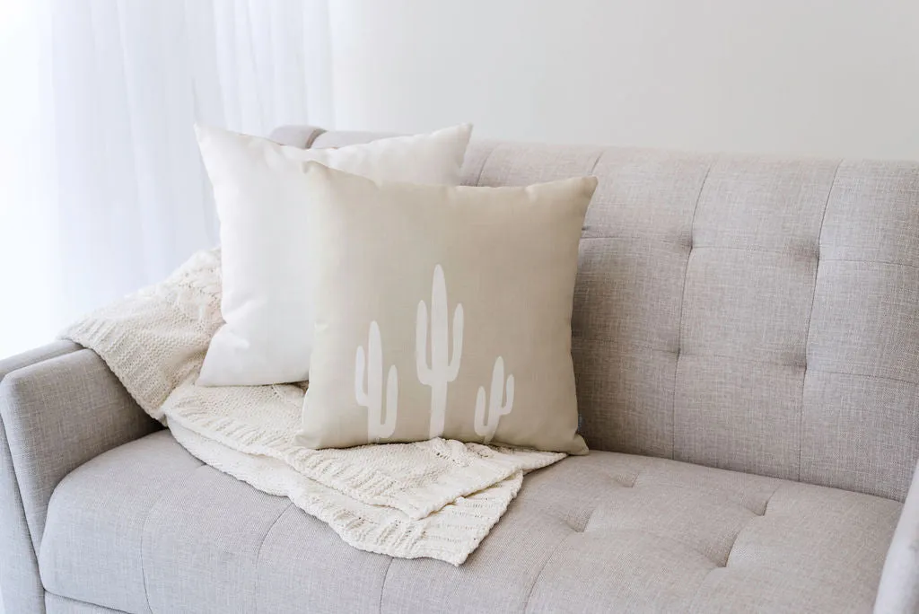 Saguaro Linen Pillows, College Student Gift, Mother's Day Gift, Christmas Gift
