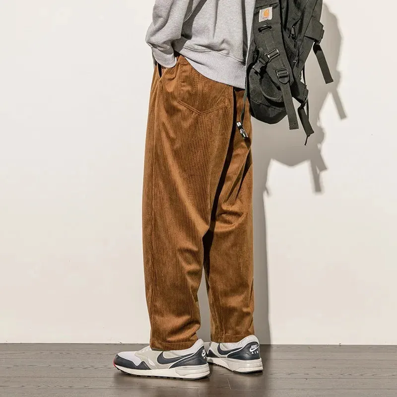 Sander Wide-Leg Corduroy Pants