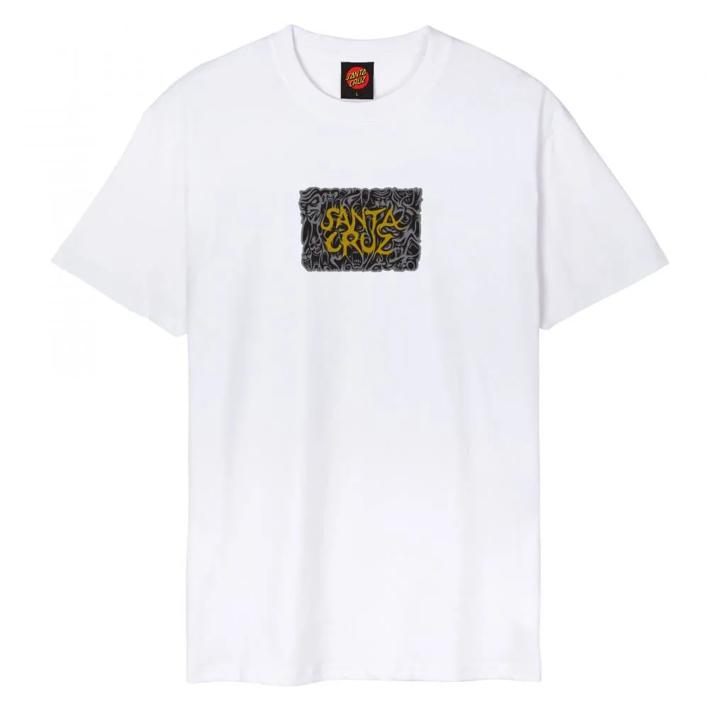 Santa Cruz T-Shirt Knox Faces Front - White
