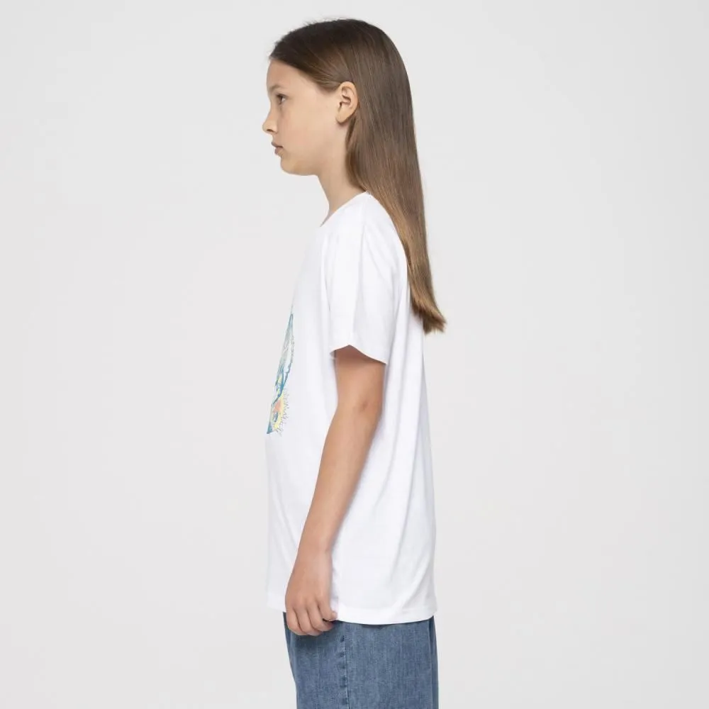 Santa Cruz Youth T-Shirt Dark Arts Dot Front T-Shirt - White