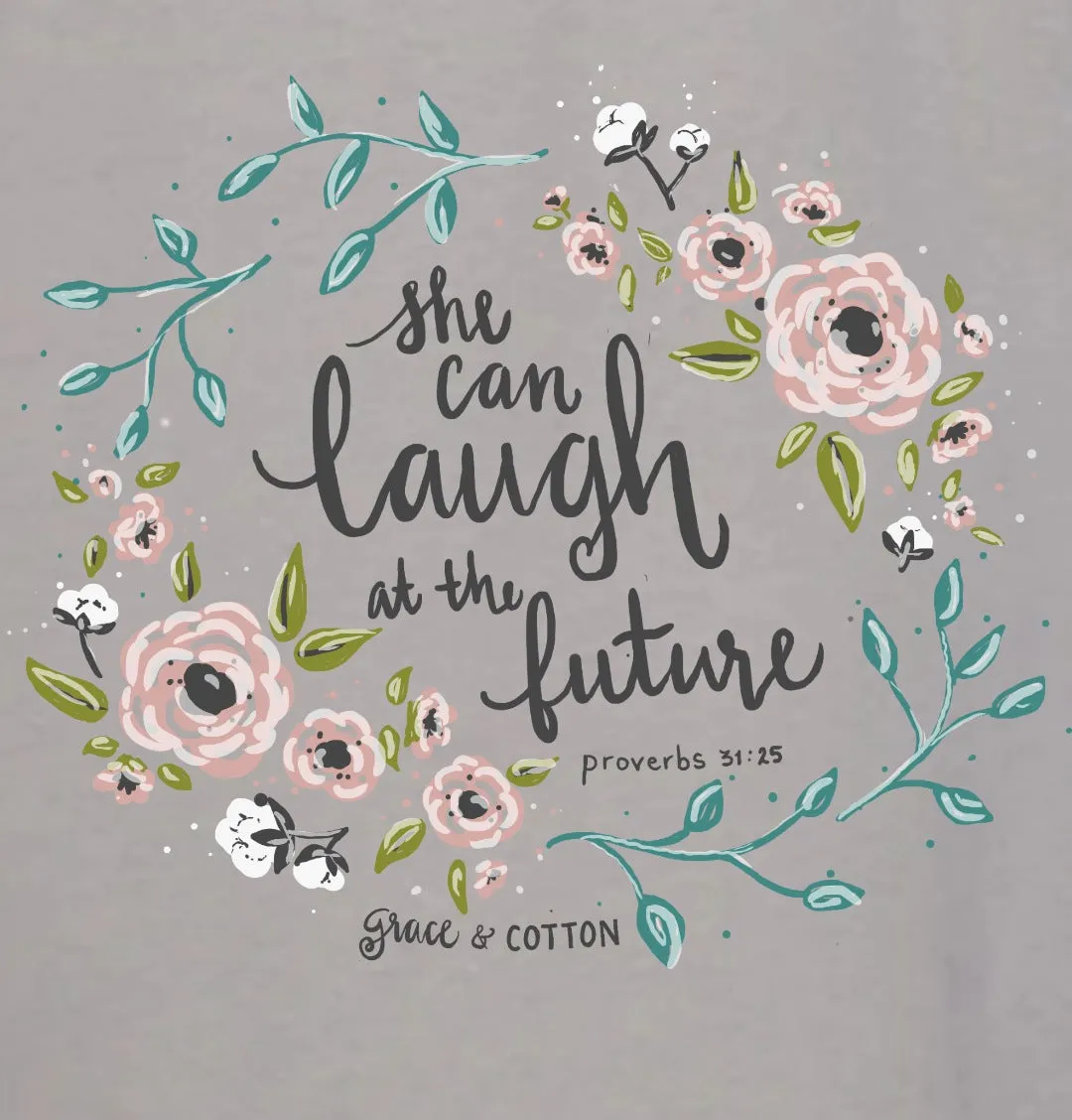 She Laughs - Light Gray