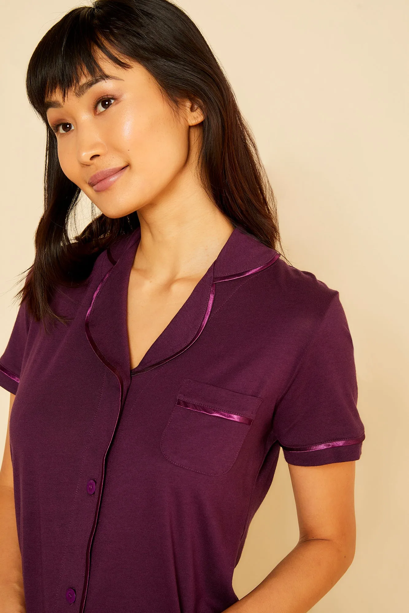 Short Sleeve Top & Pant Pajama Set