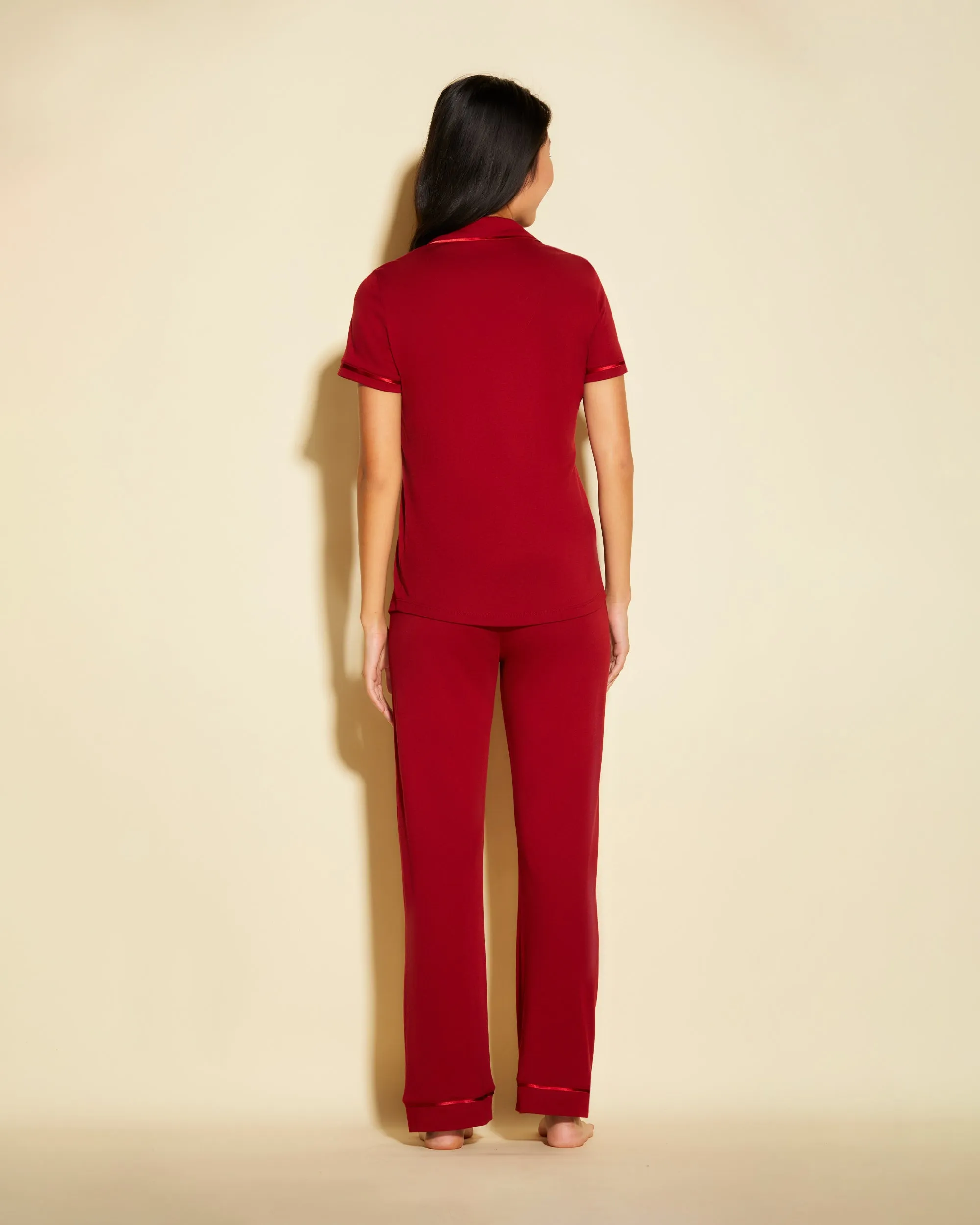 Short Sleeve Top & Pant Pajama Set