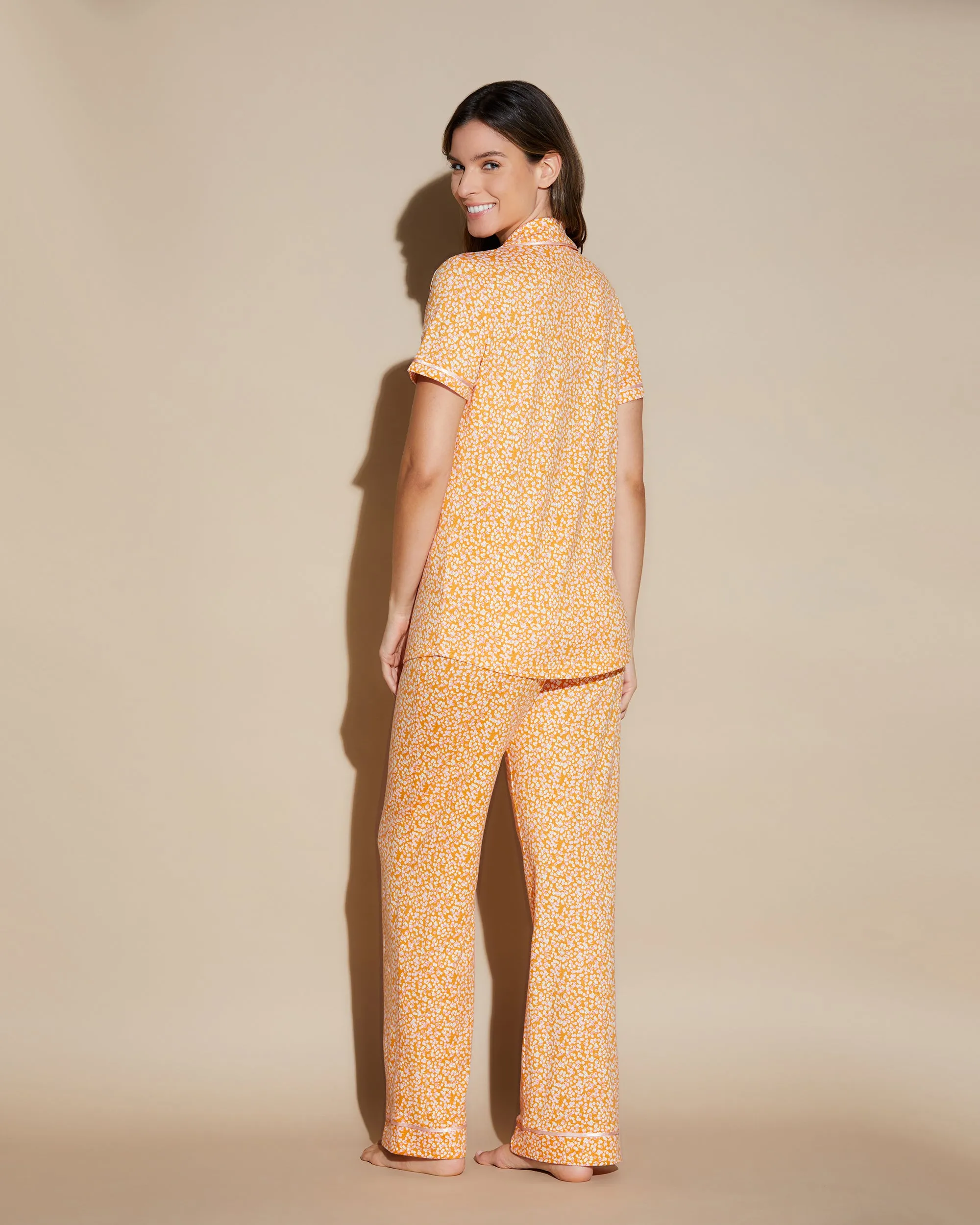 Short Sleeve Top & Pant Pajama Set
