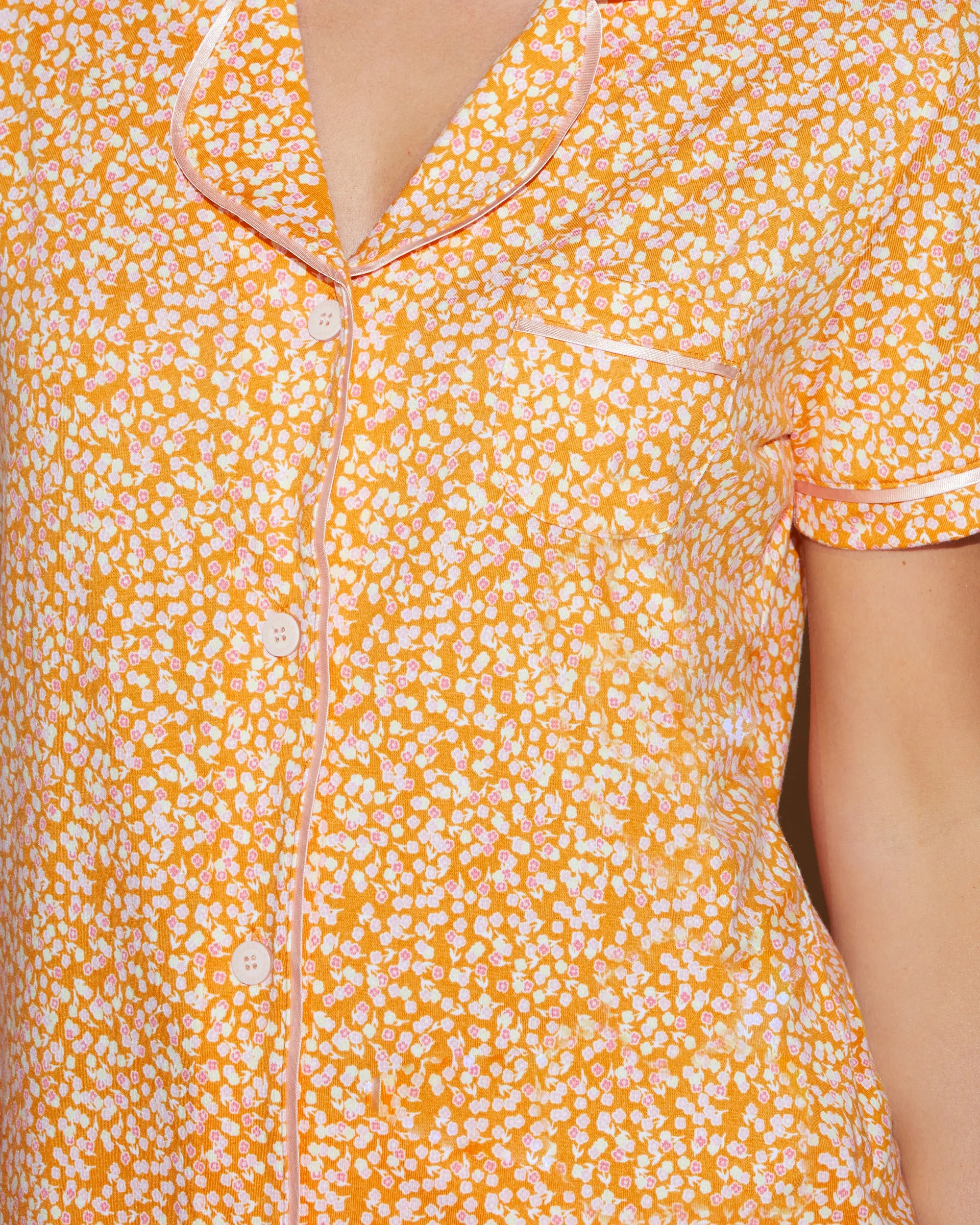 Short Sleeve Top & Pant Pajama Set