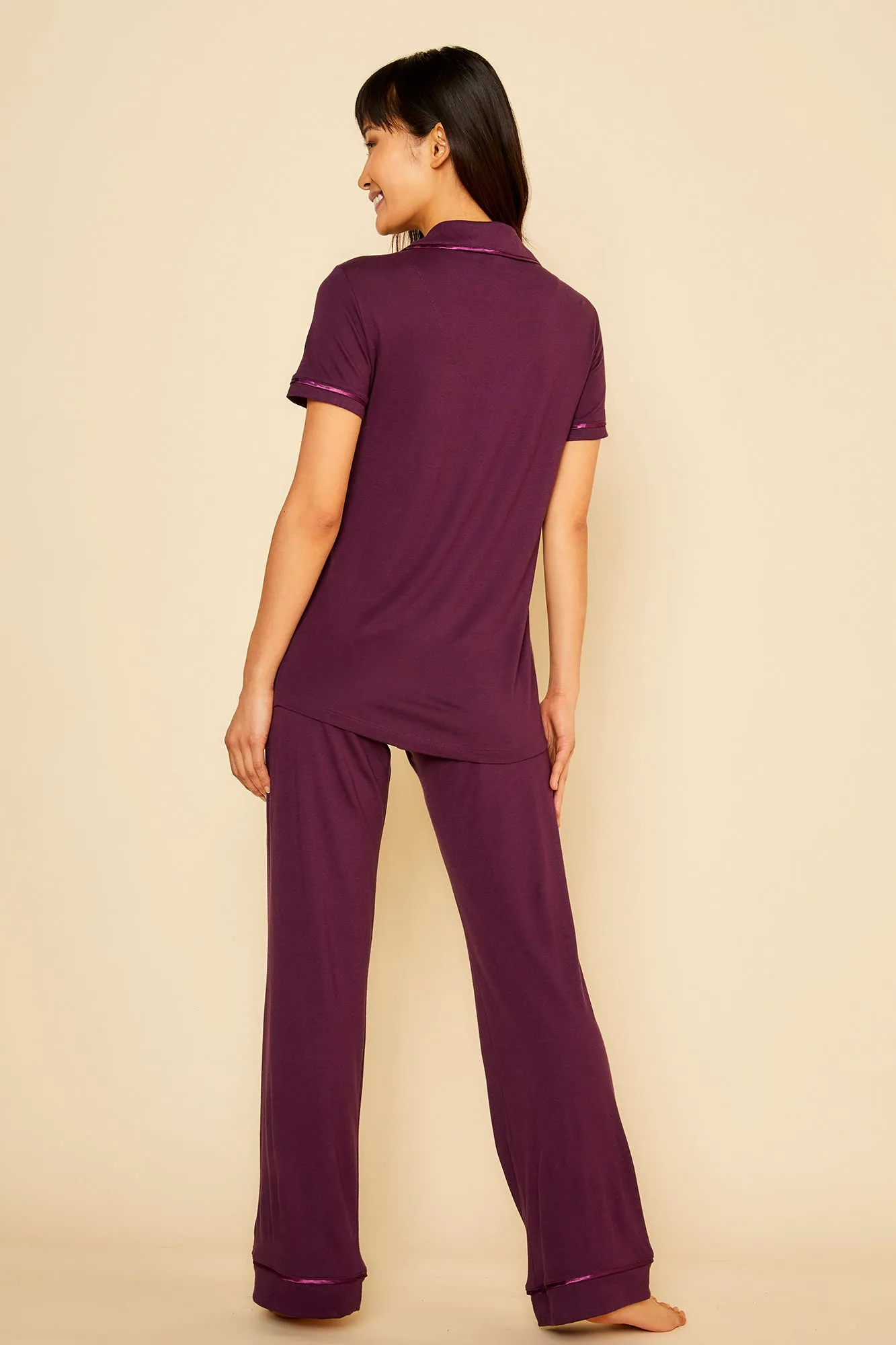 Short Sleeve Top & Pant Pajama Set
