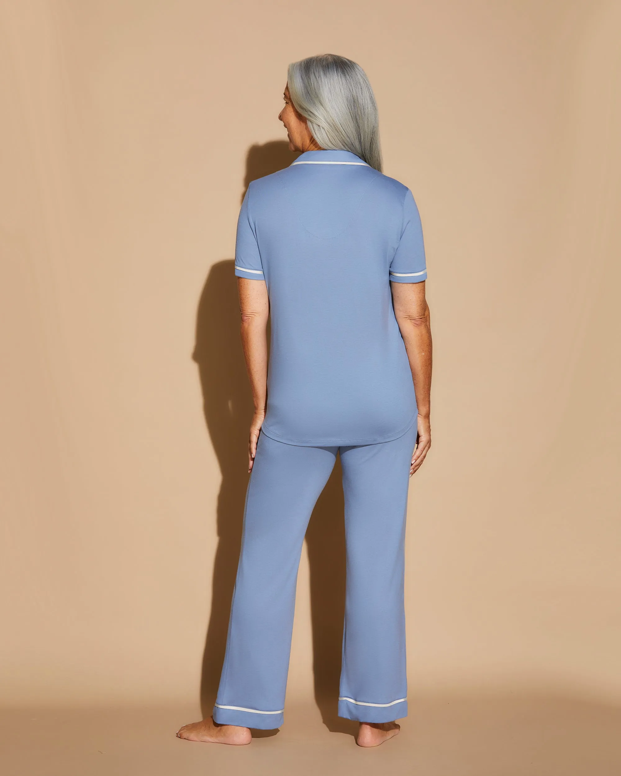 Short Sleeve Top & Pant Pajama Set