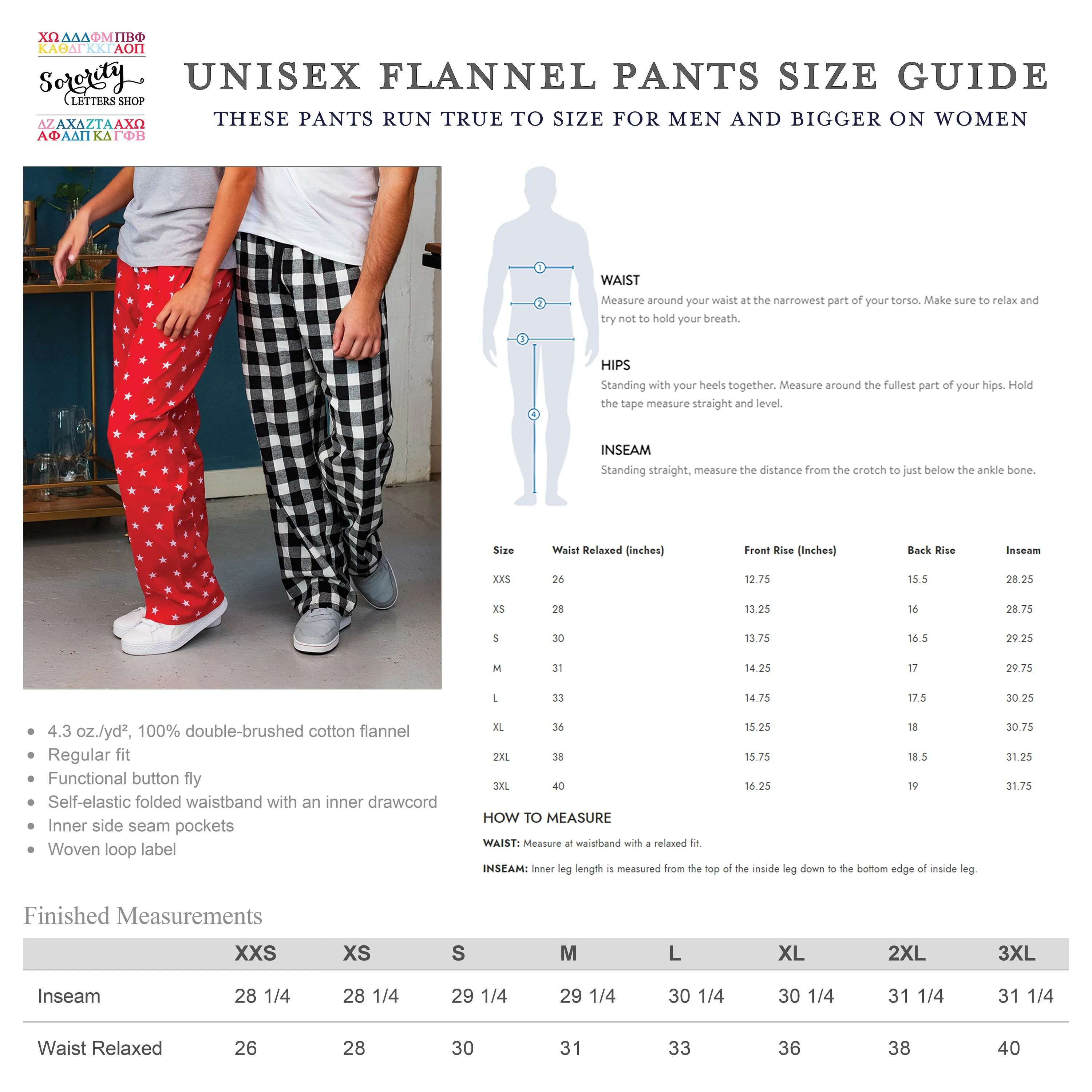 Sigma Alpha Iota Flannel Pants