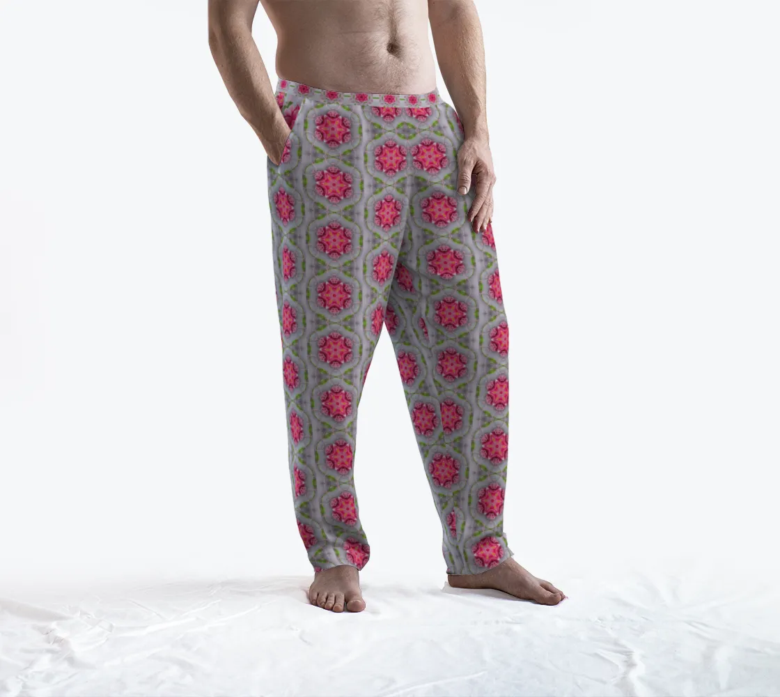 Silver and Pink Star Pattern Lounge Pants