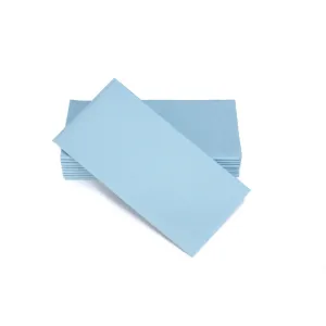 SimuLinen - Colored Disposable Dinner Napkins – Light Blue
