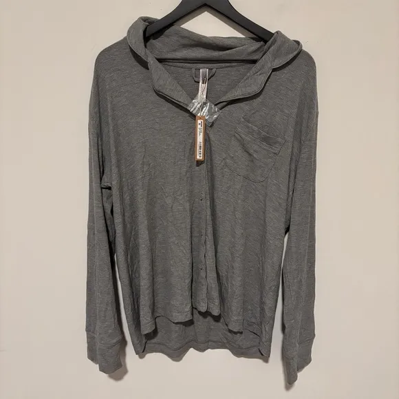 SKIMS SOFT LOUNGE SLEEP SHIRT SIZE L - Heather Grey NWT