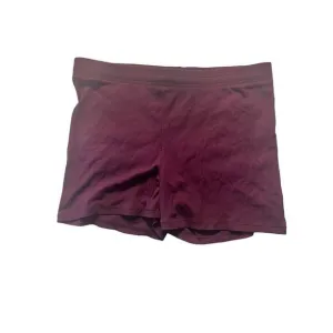 Skims Women's Maroon Wine Soft Lounge Boxer Short Size Large NWT