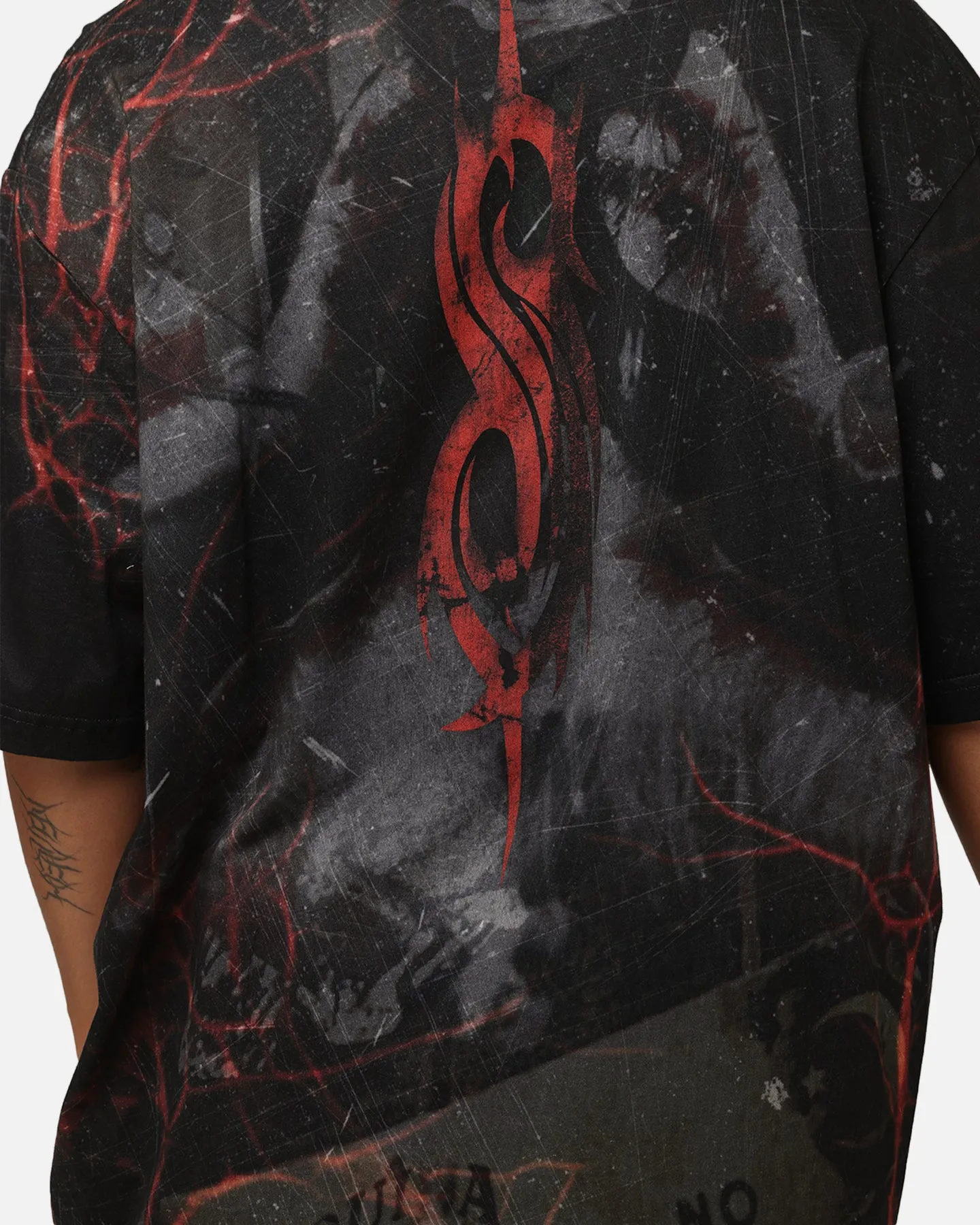 Slipknot Slipknot All Over T-Shirt Washed Black