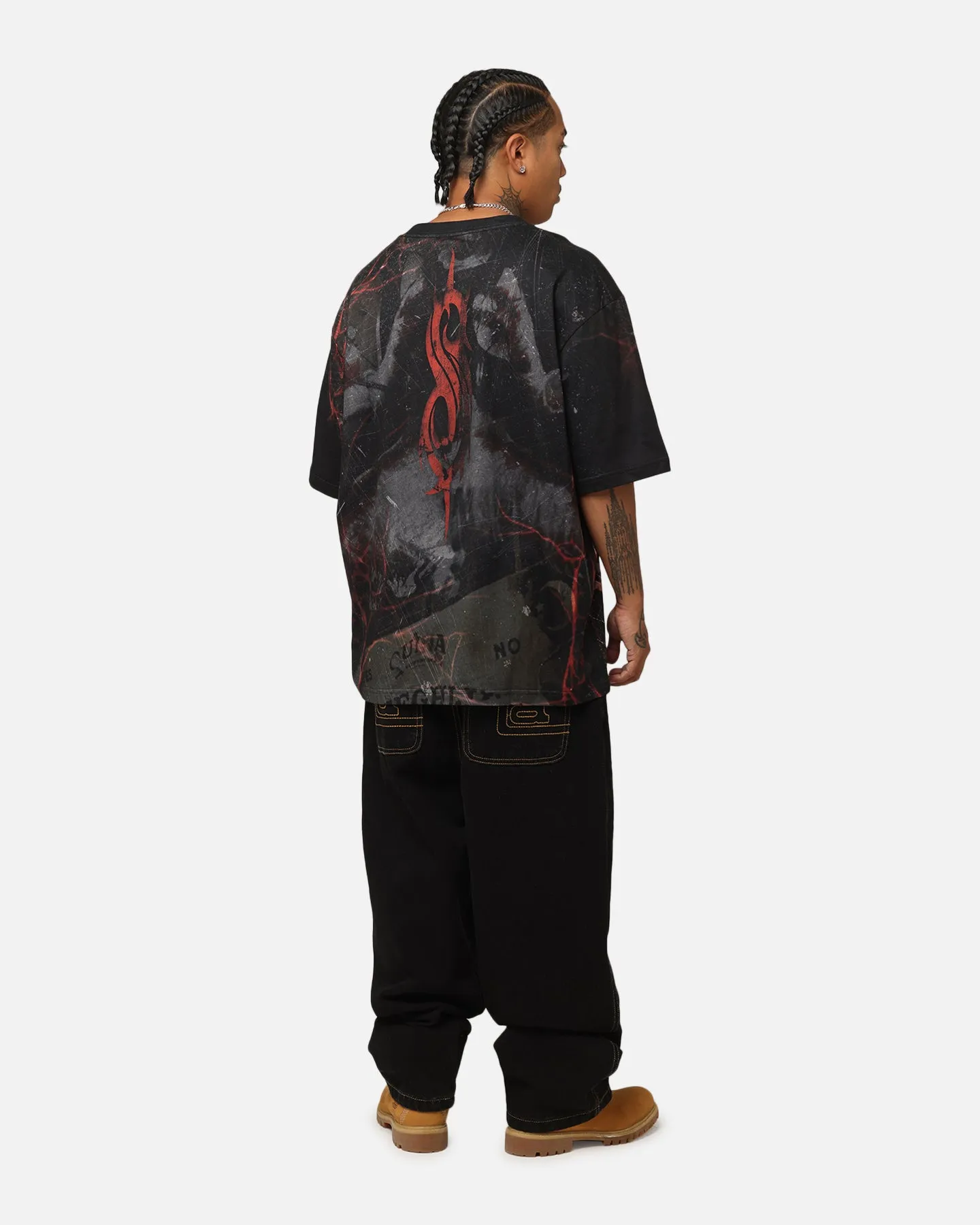 Slipknot Slipknot All Over T-Shirt Washed Black